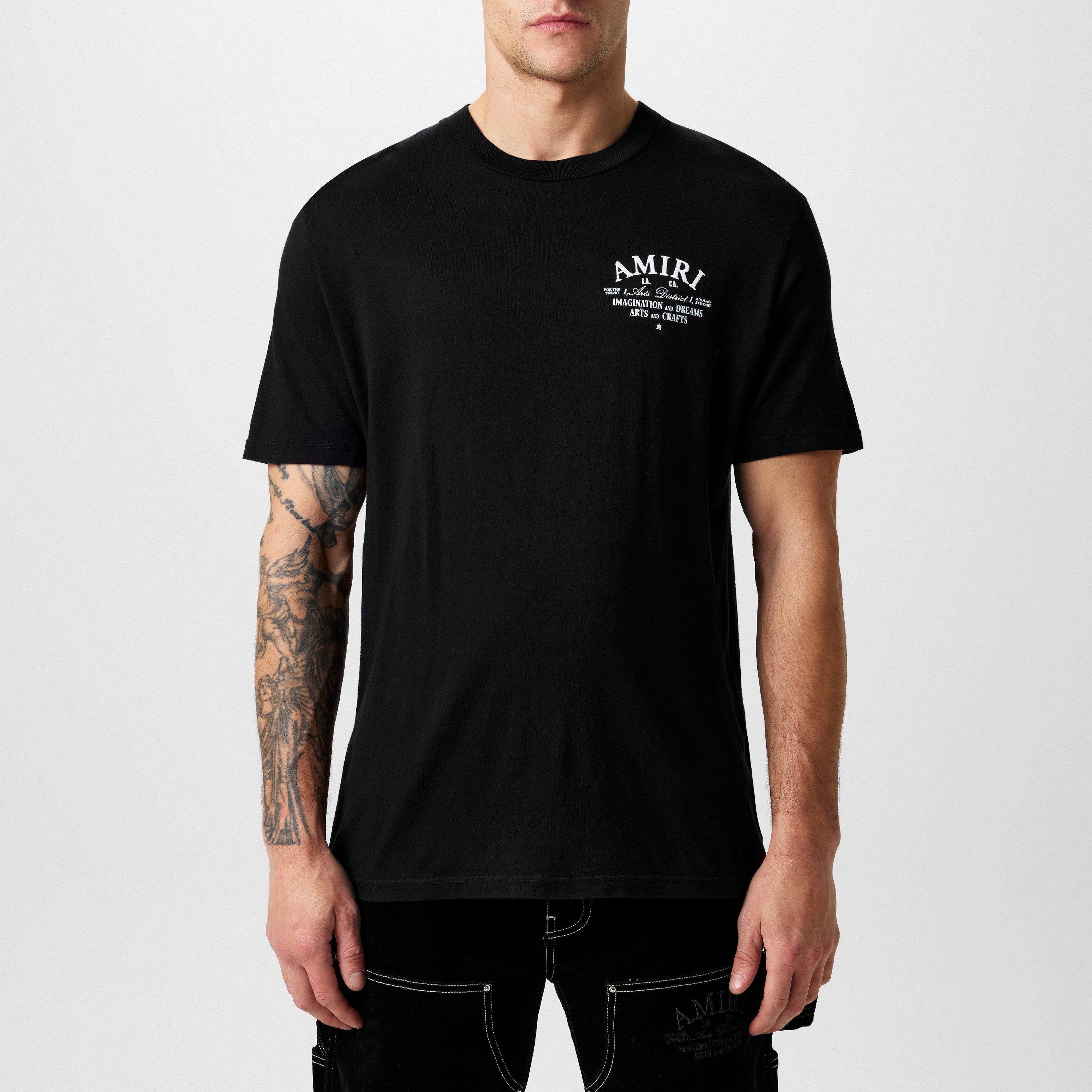 Black 001 - Amiri - Art District T-Shirt - 3