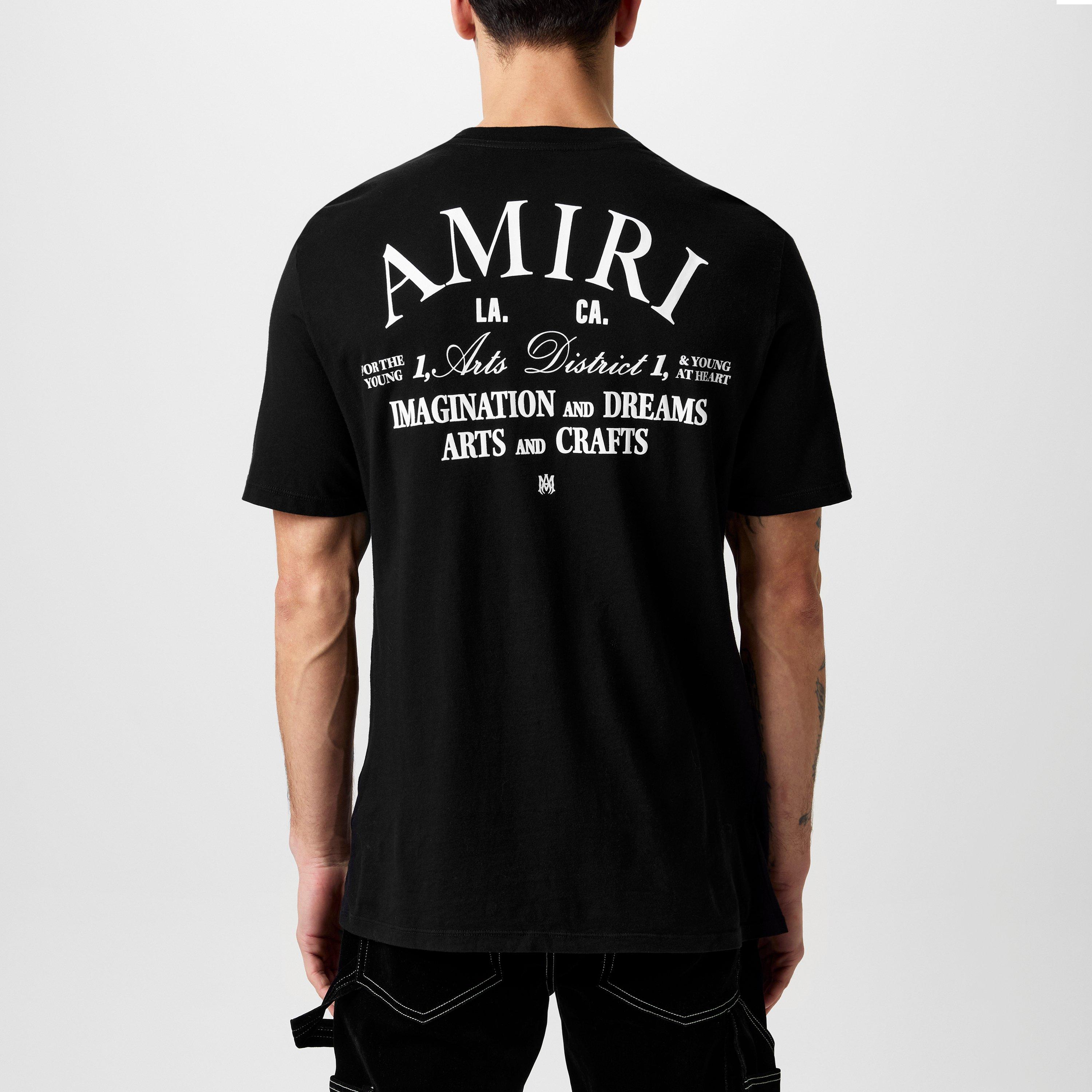 Black 001 - Amiri - Art District T-Shirt - 4