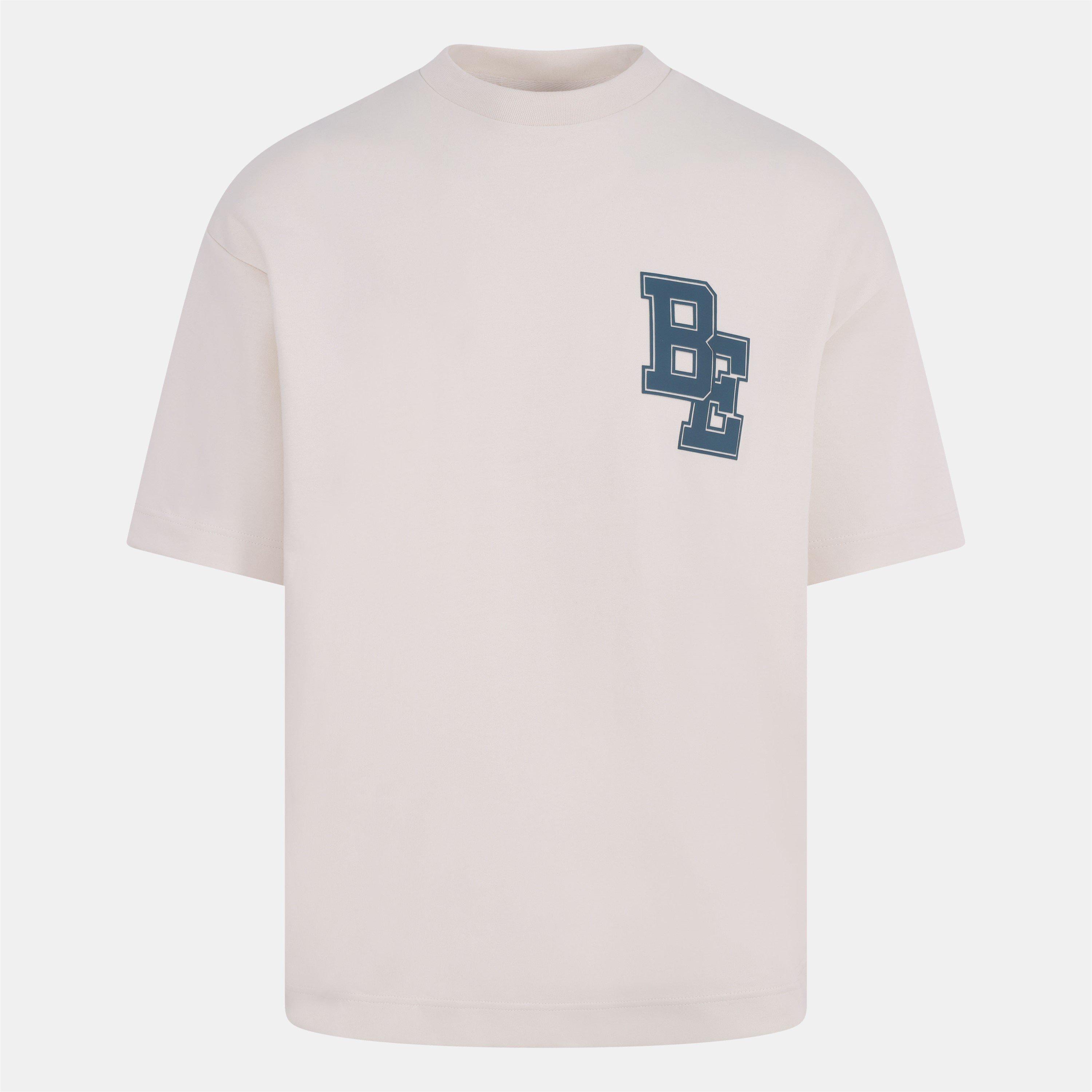 Blank Essentials Men's Collegiate Oversized T-Shirt - Bone - Medium
