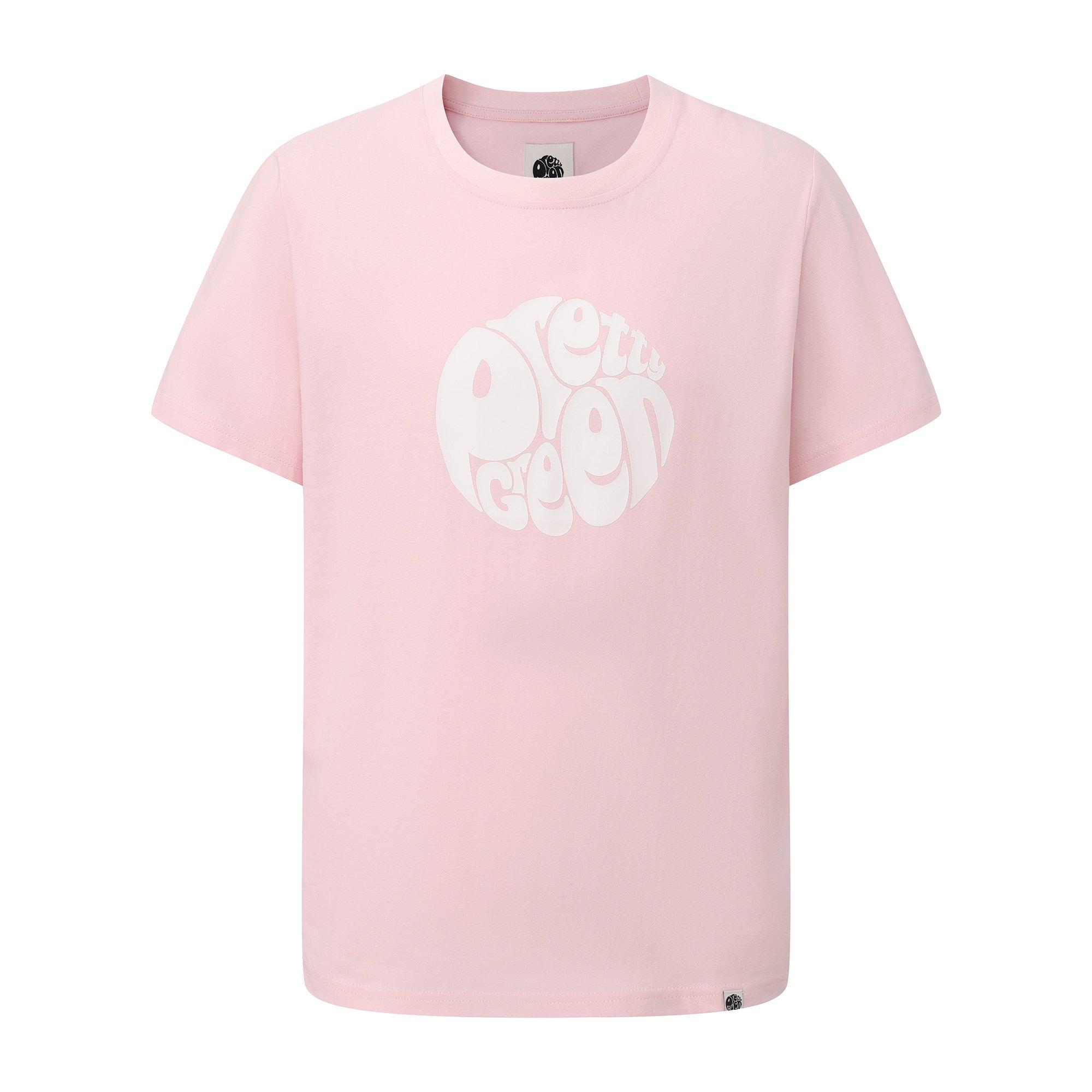 Pretty Green Men's Large Logo Tee - Light Pink - Medium