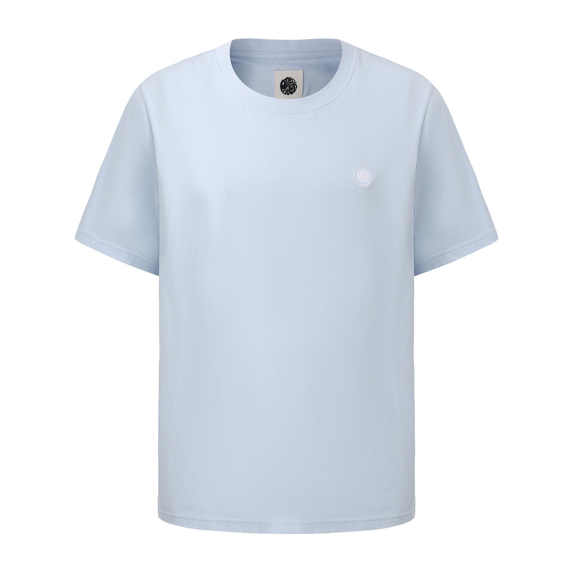 Pretty Green Men's Small Logo Tee - Light Blue - Large