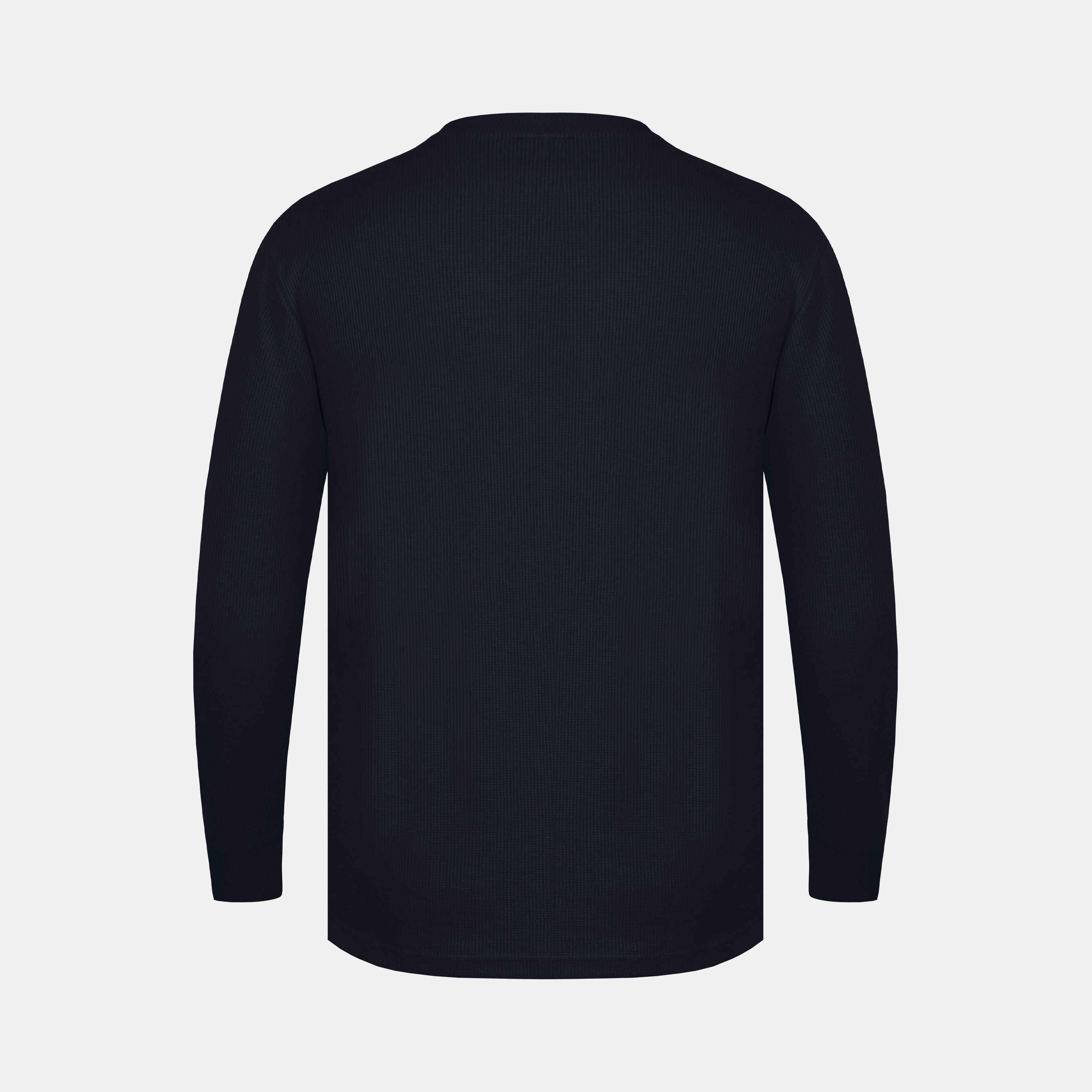 Nero - Fabric - Regular Fit Waffle T-Shirt - 2