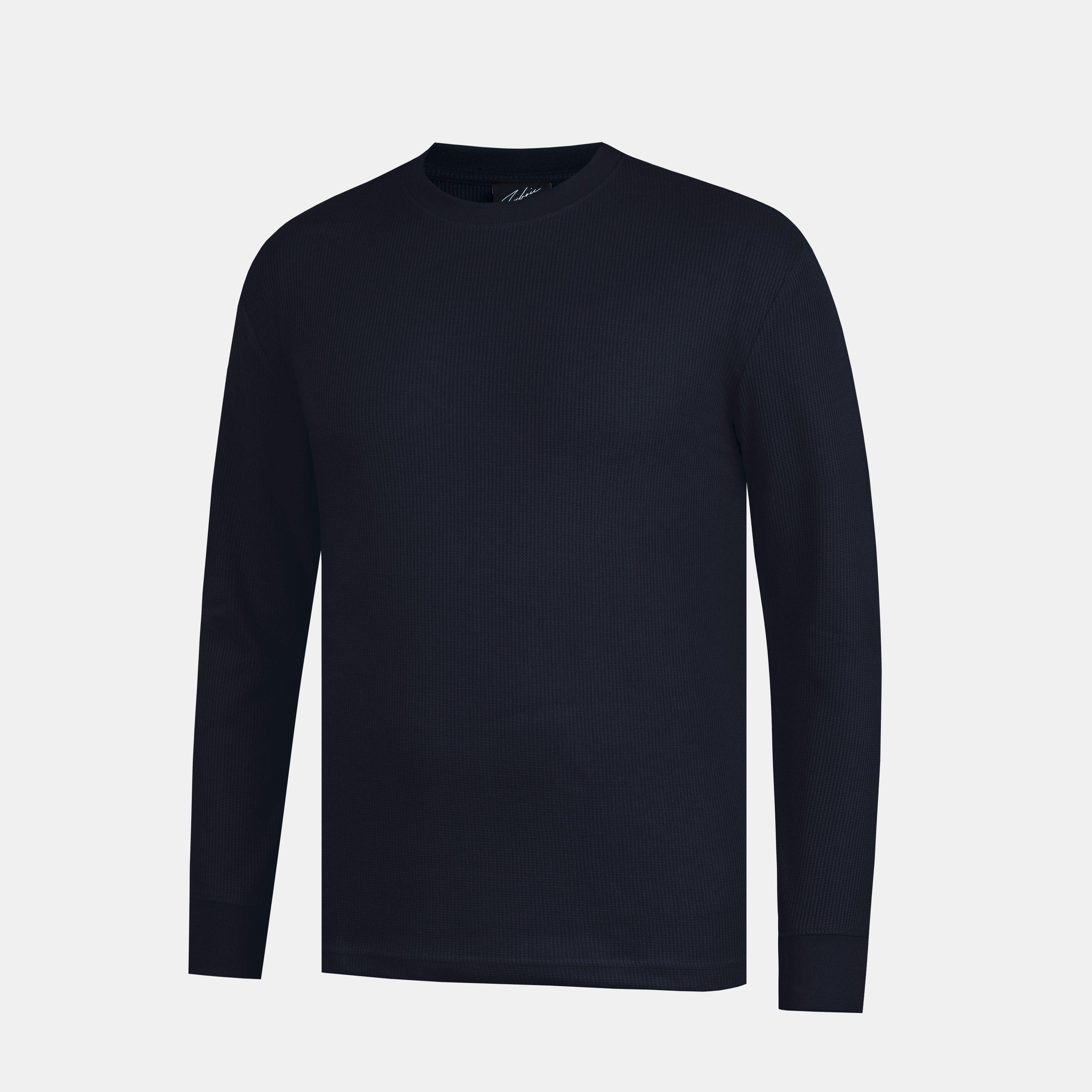 Nero - Fabric - Regular Fit Waffle T-Shirt - 3