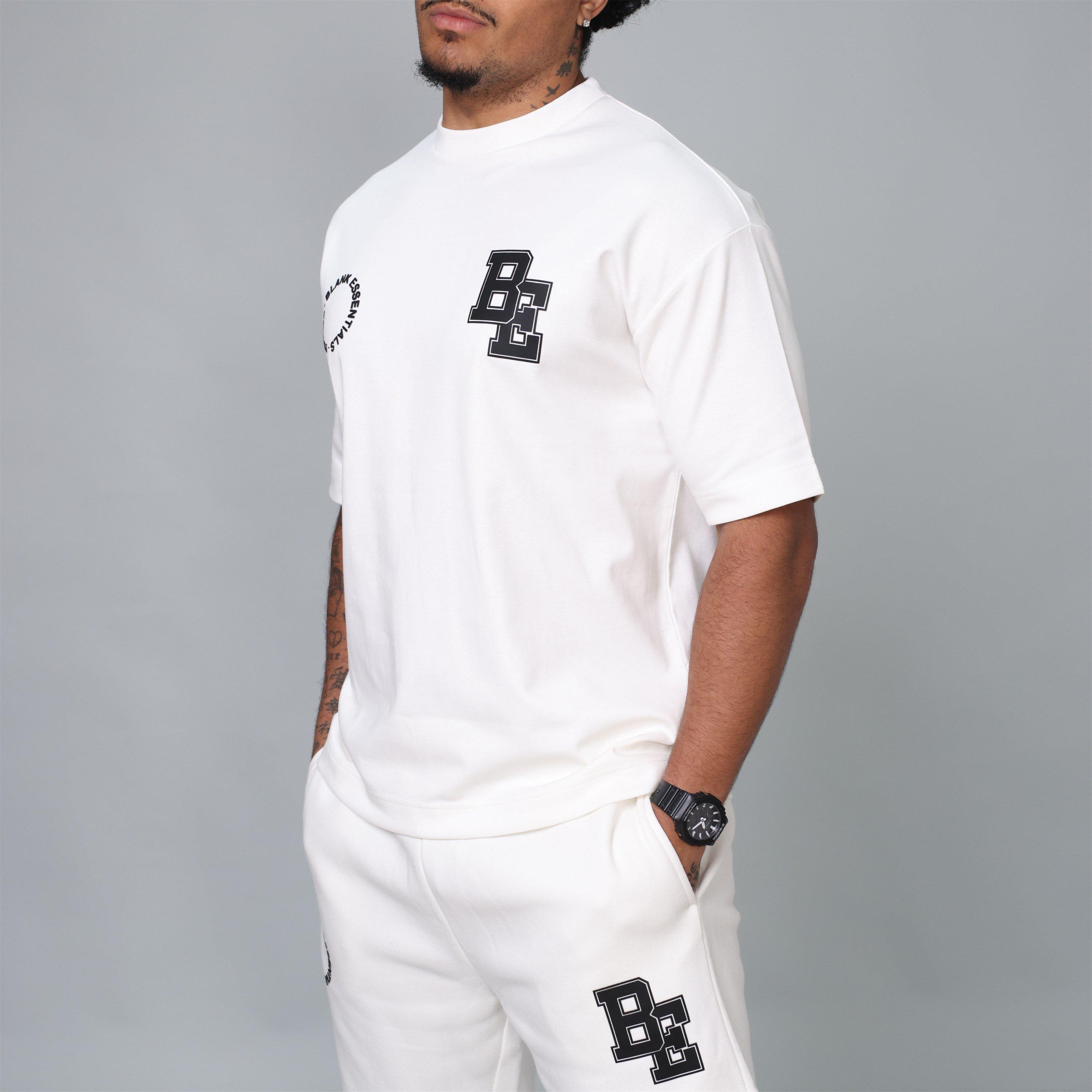 Off White - Blank Essentials - Men's Football Oversized T-Shirt - 3