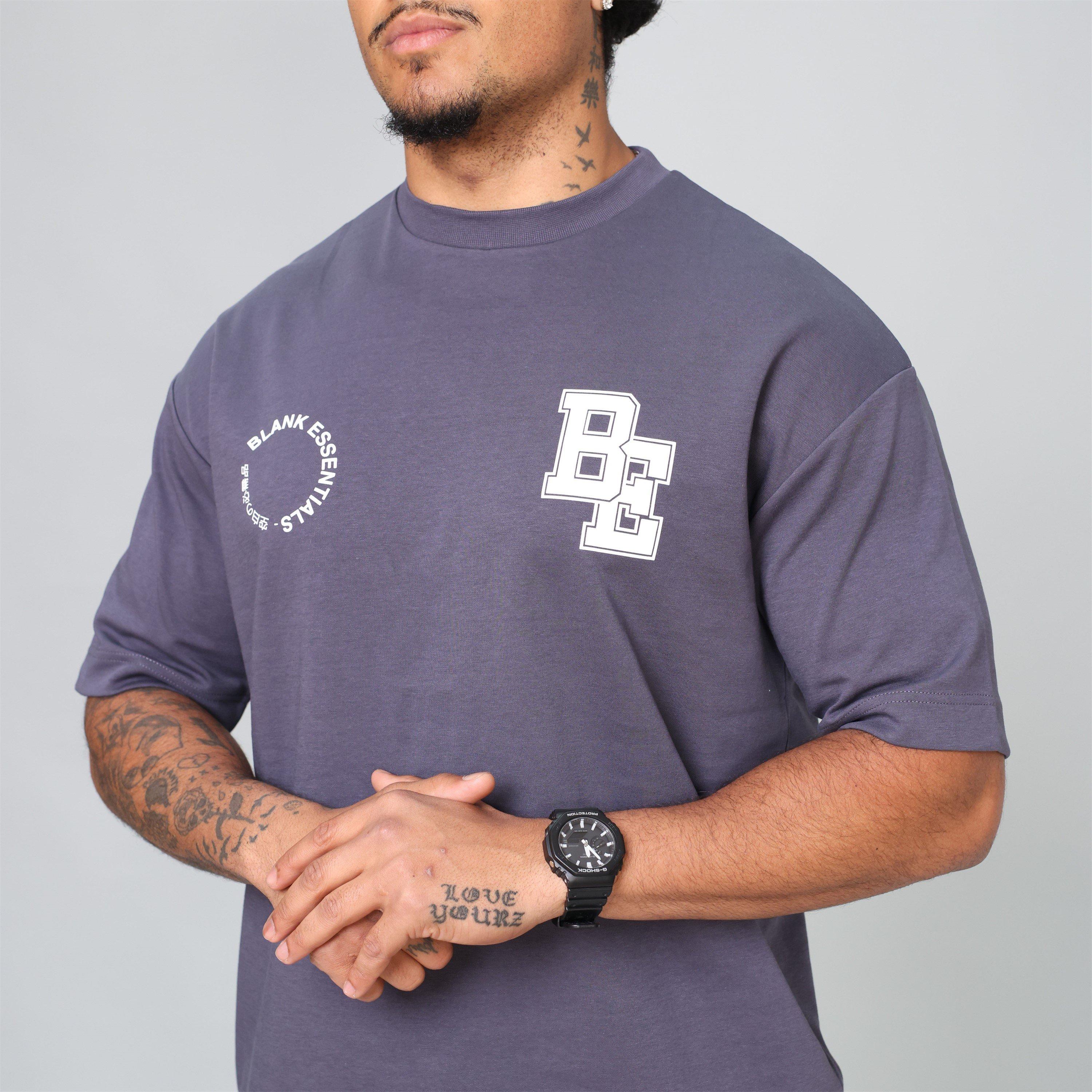 Thunder - Blank Essentials - Men's Football Oversized T-Shirt - 3