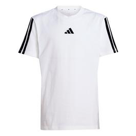 adidas 3 Stripe Essentials T-Shirt Junior