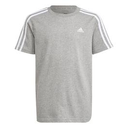 adidas 3 Stripe Essentials T-Shirt Junior