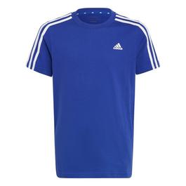 adidas 3 SikSilk Fitness-T-shirt in wit met contrasterende raglanmouwen