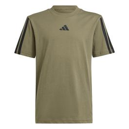 adidas 3 Stripe Essentials T-Shirt Junior