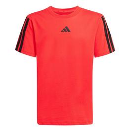 adidas 3 Stripe Essentials T-Shirt Junior