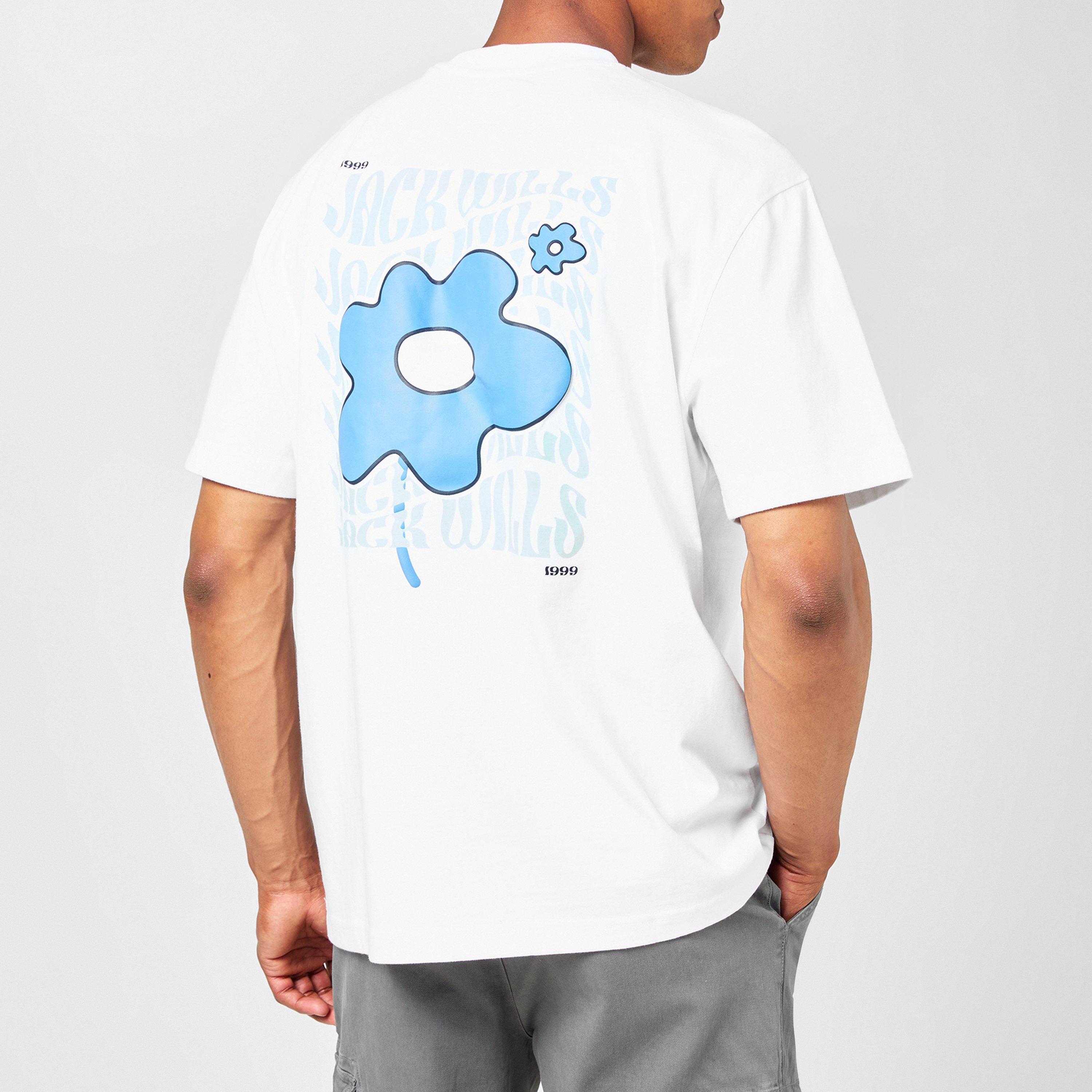 White - Jack Wills - Floral Graphic T-shirt - 2