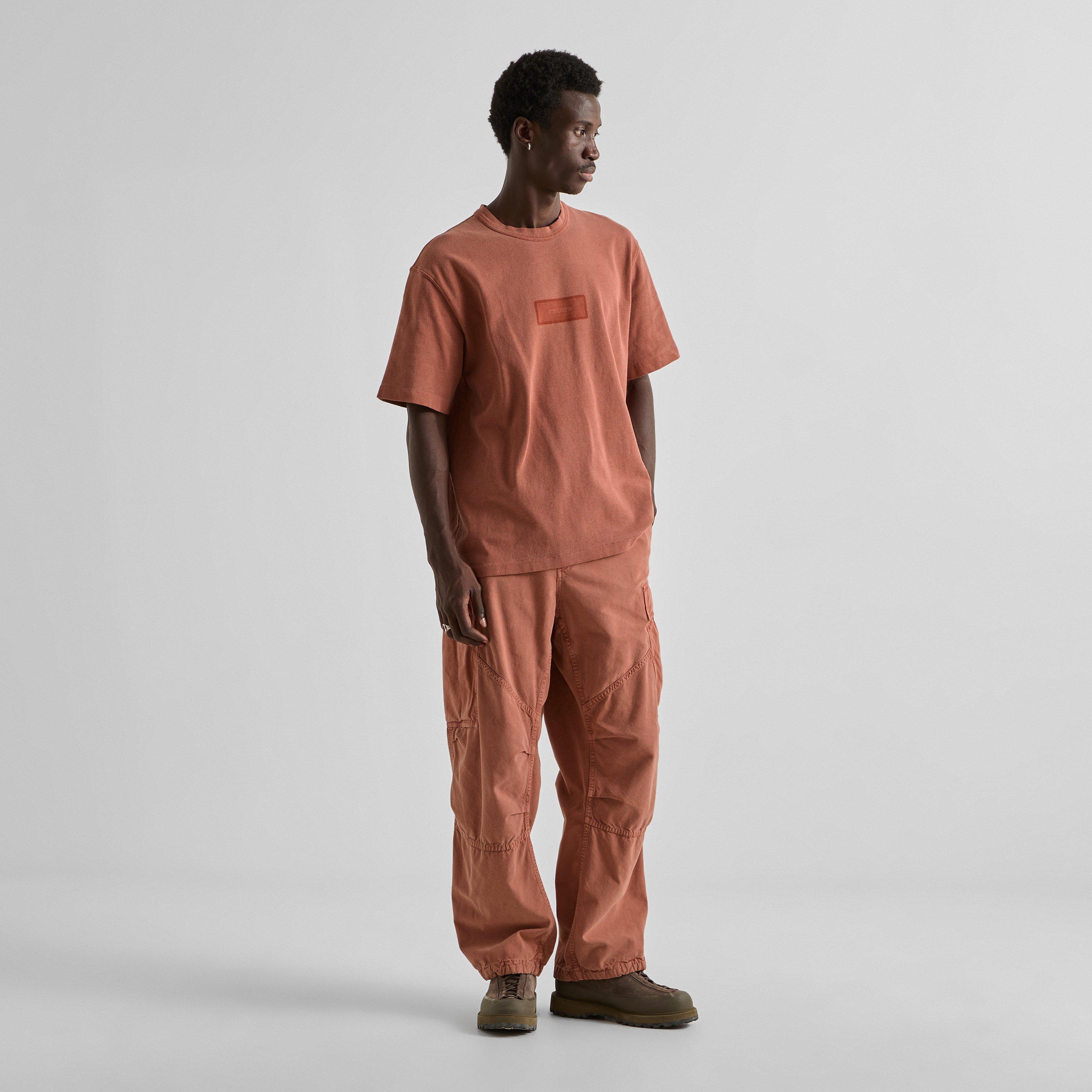 Brick Red V0015 - Stone Island - Men's Cotton T-Shirt - 6