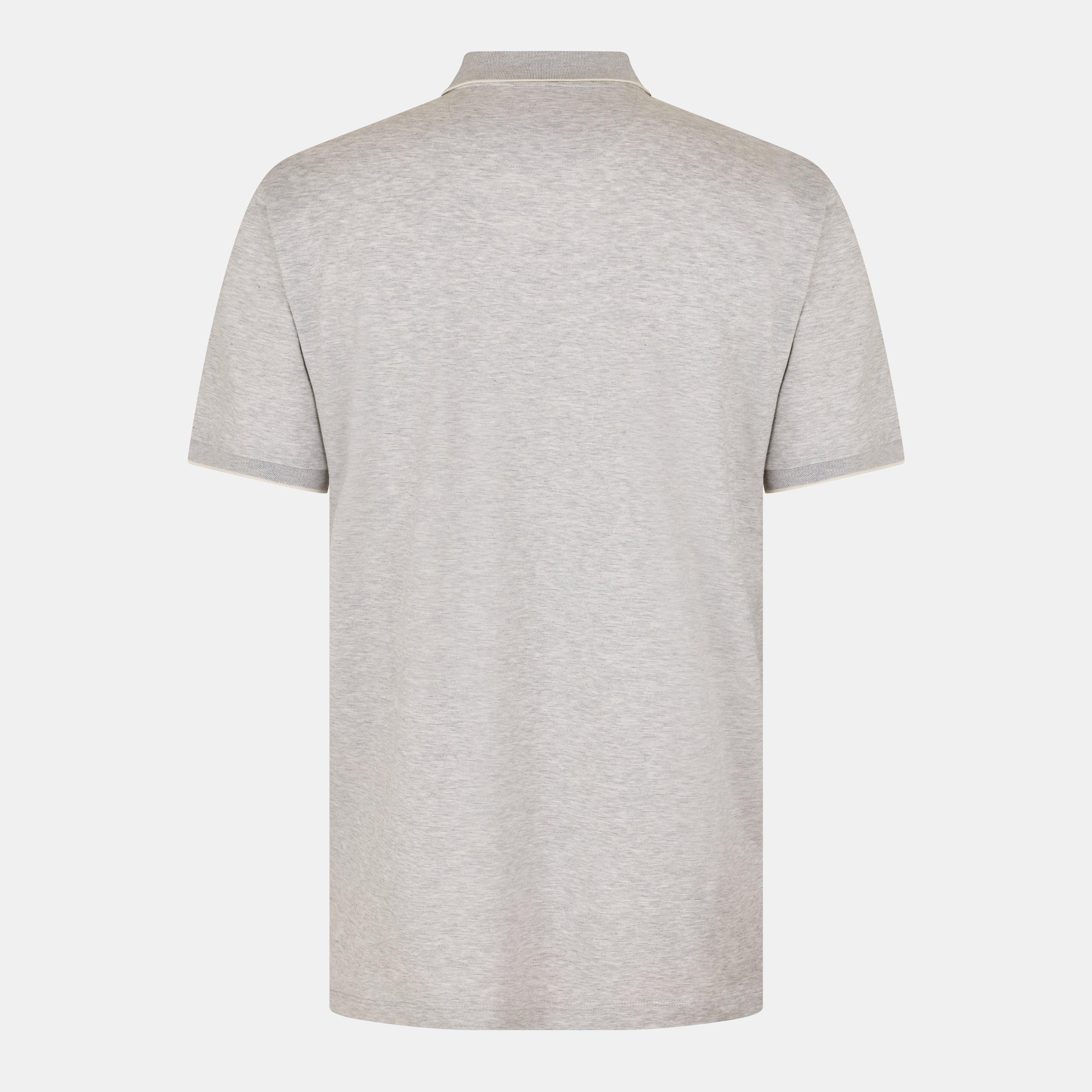 Silver - Boss - Men's L-Perry 50 Regular Fit T-Shirt - 2