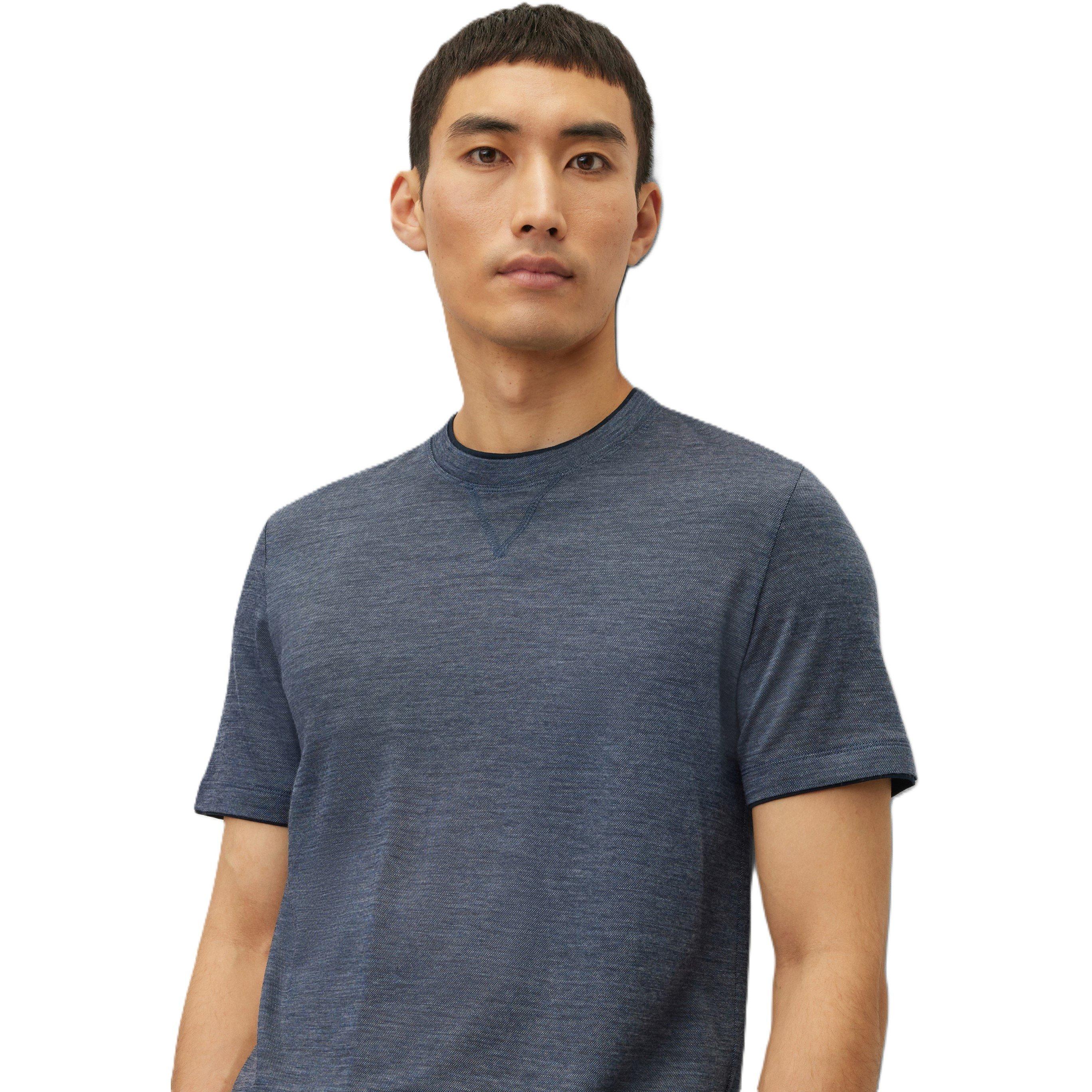 Dark Blue - Boss - Men's L Tesar T-Shirt - 3