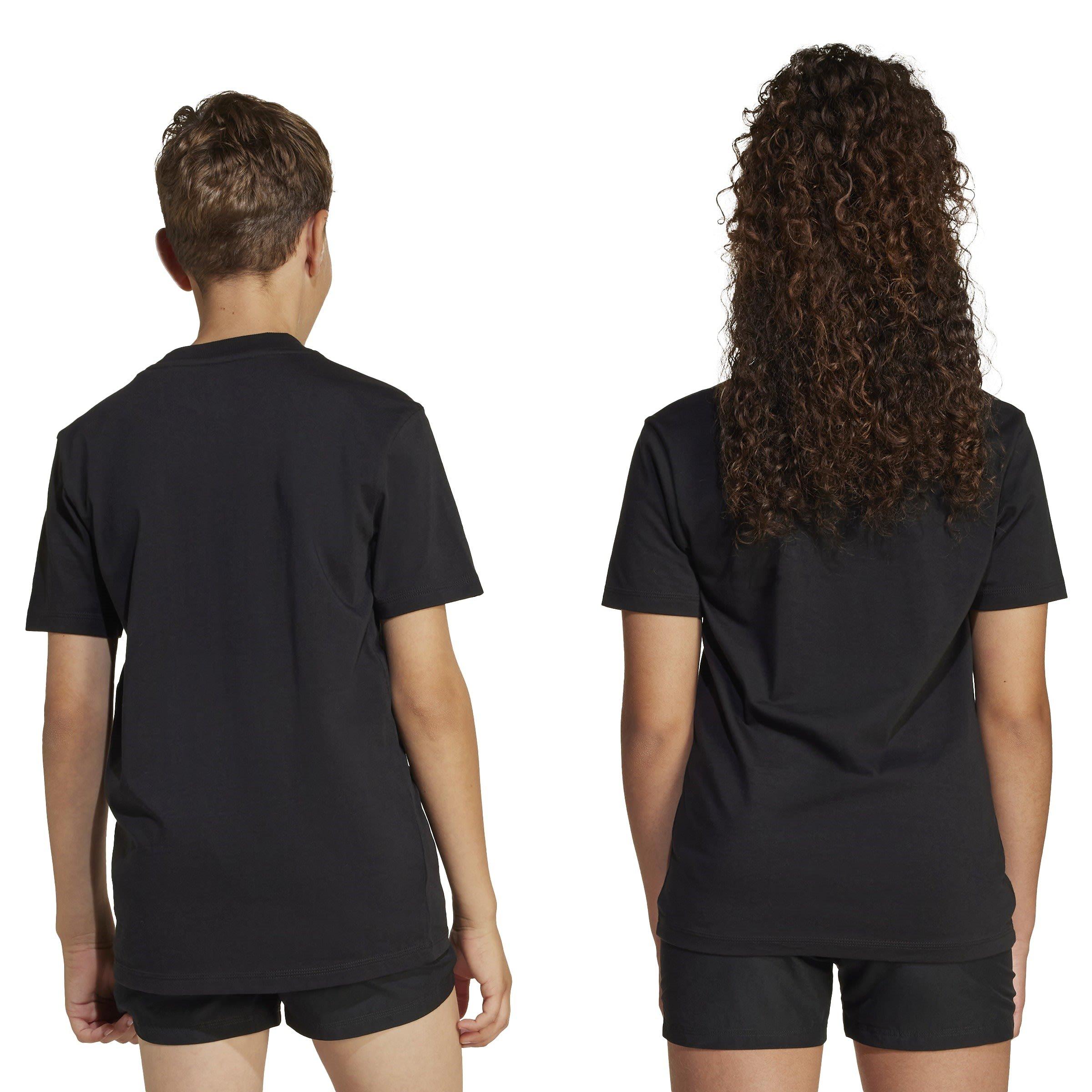 Black/White - adidas - Essentials Juniors T-Shirt - 3