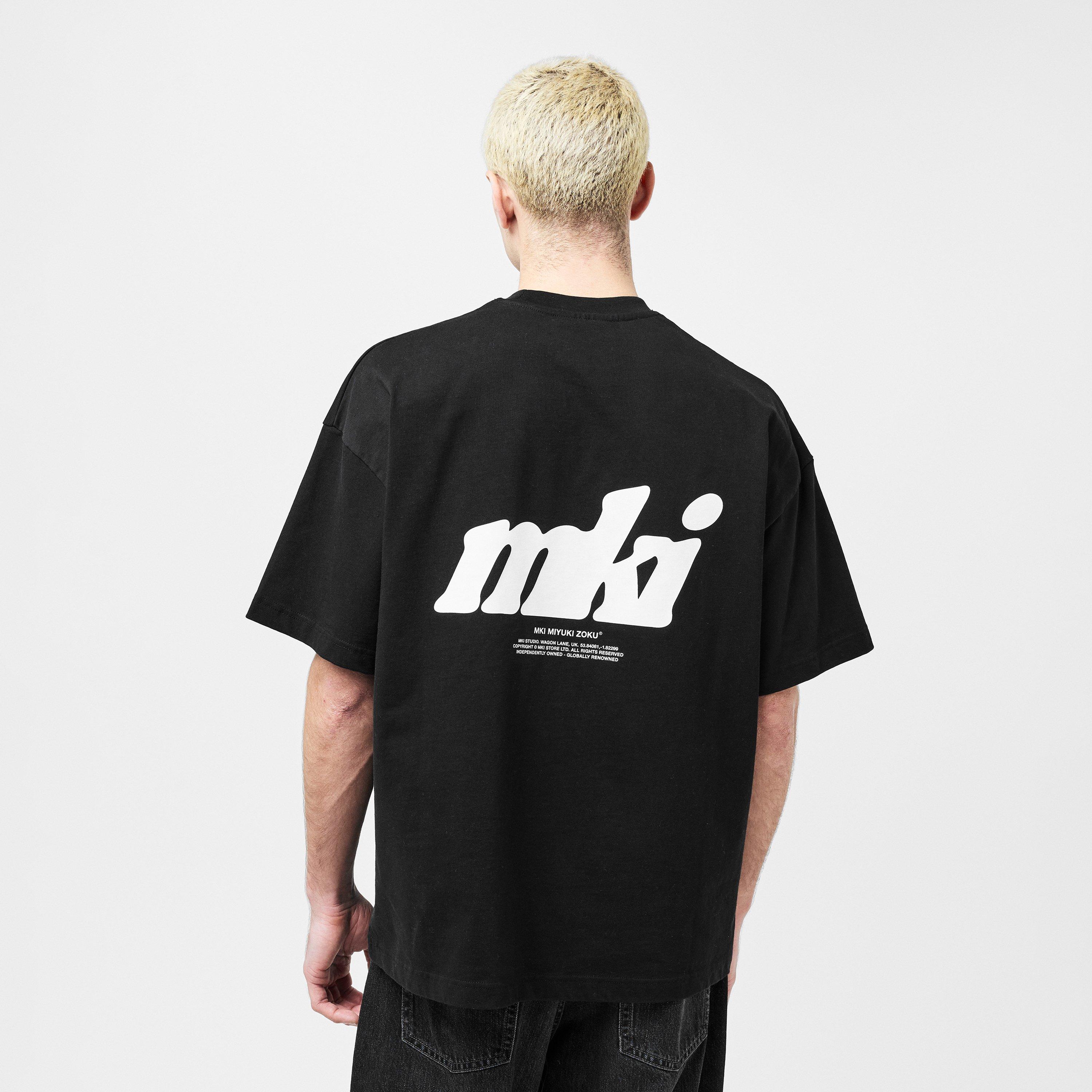 Black - MKI MIYUKI ZOKU - MKI Stamp T-Shirt Sn54 - 4