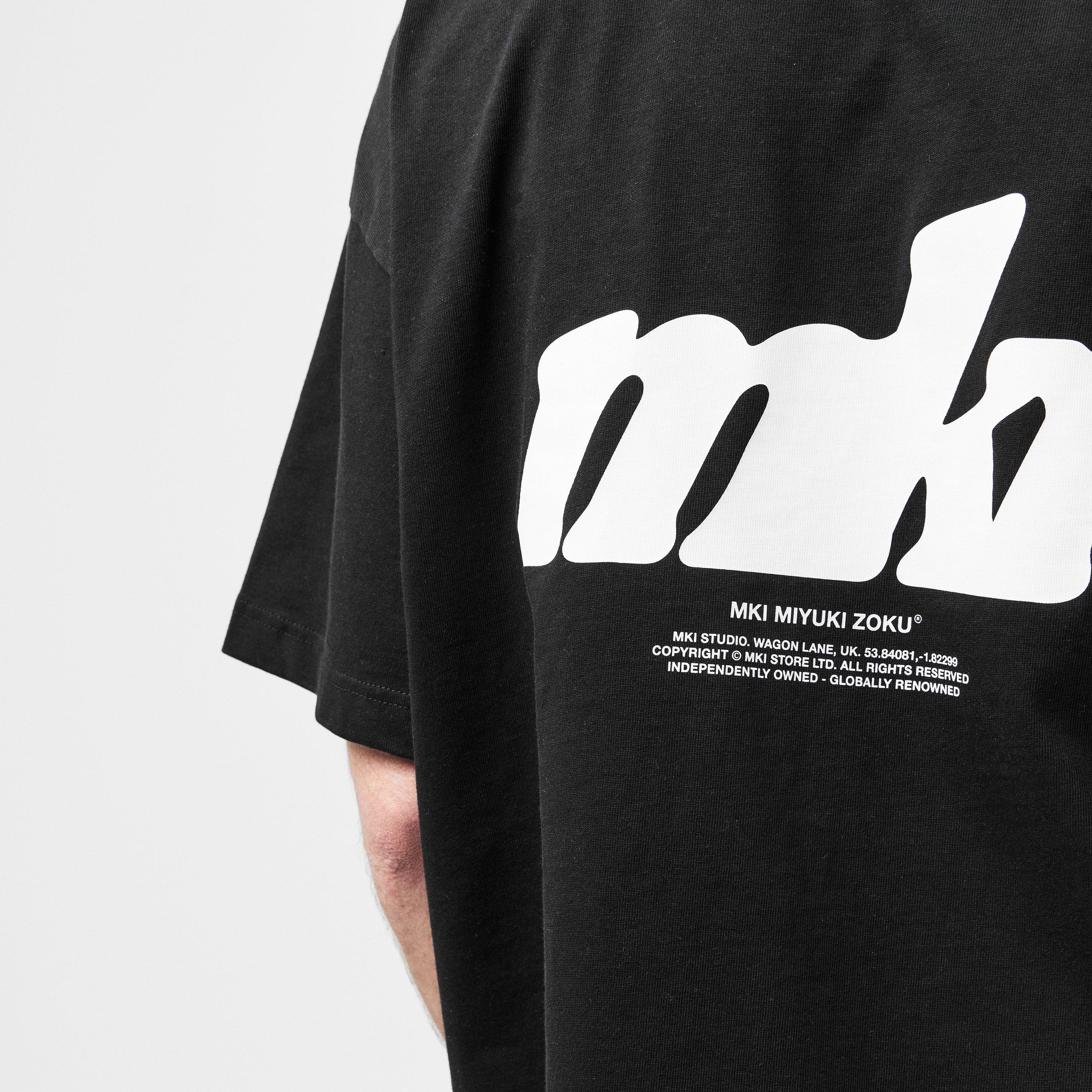 Black - MKI MIYUKI ZOKU - MKI Stamp T-Shirt Sn54 - 5