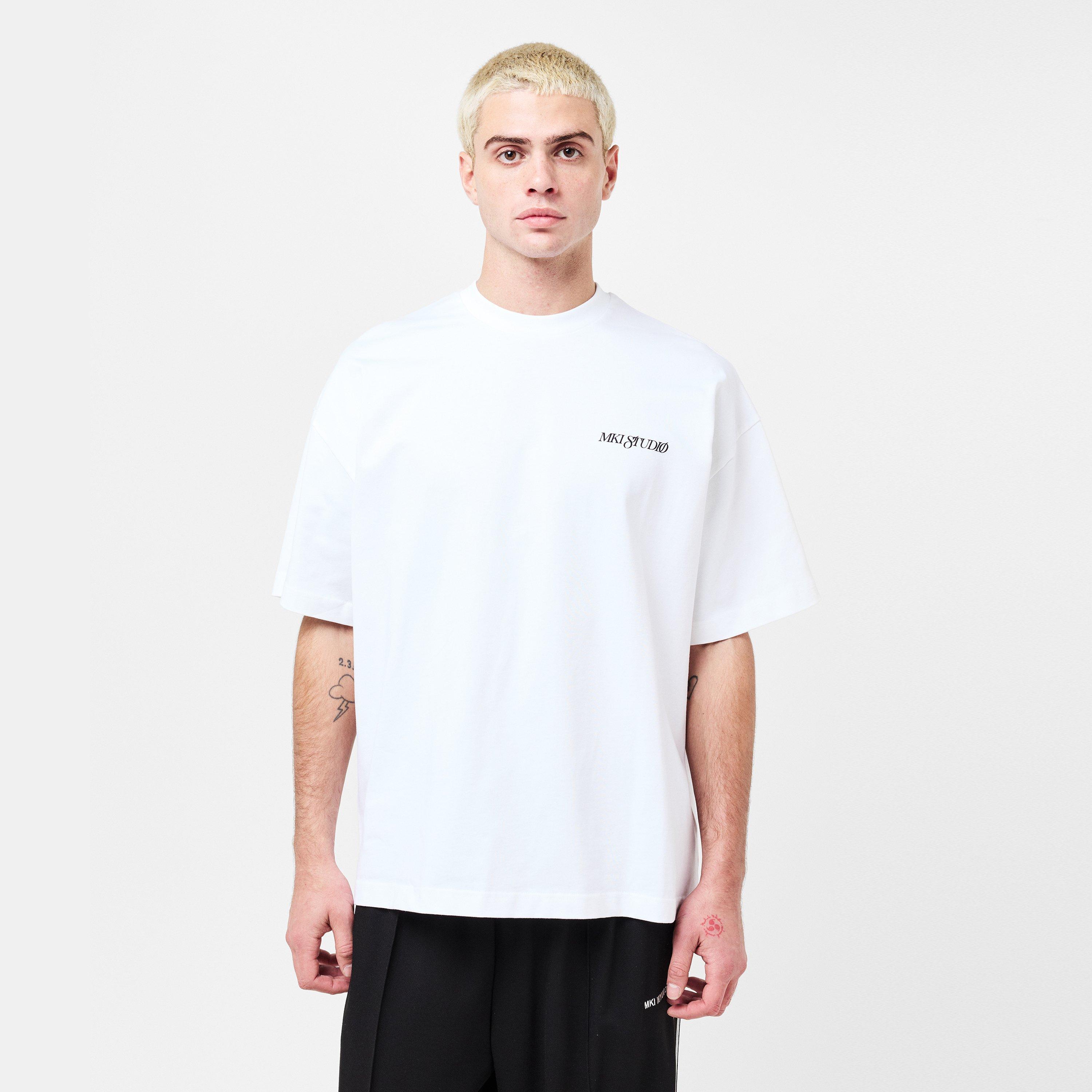 MKI Men's Script Studio T Oversized T-Shirt | Flannels