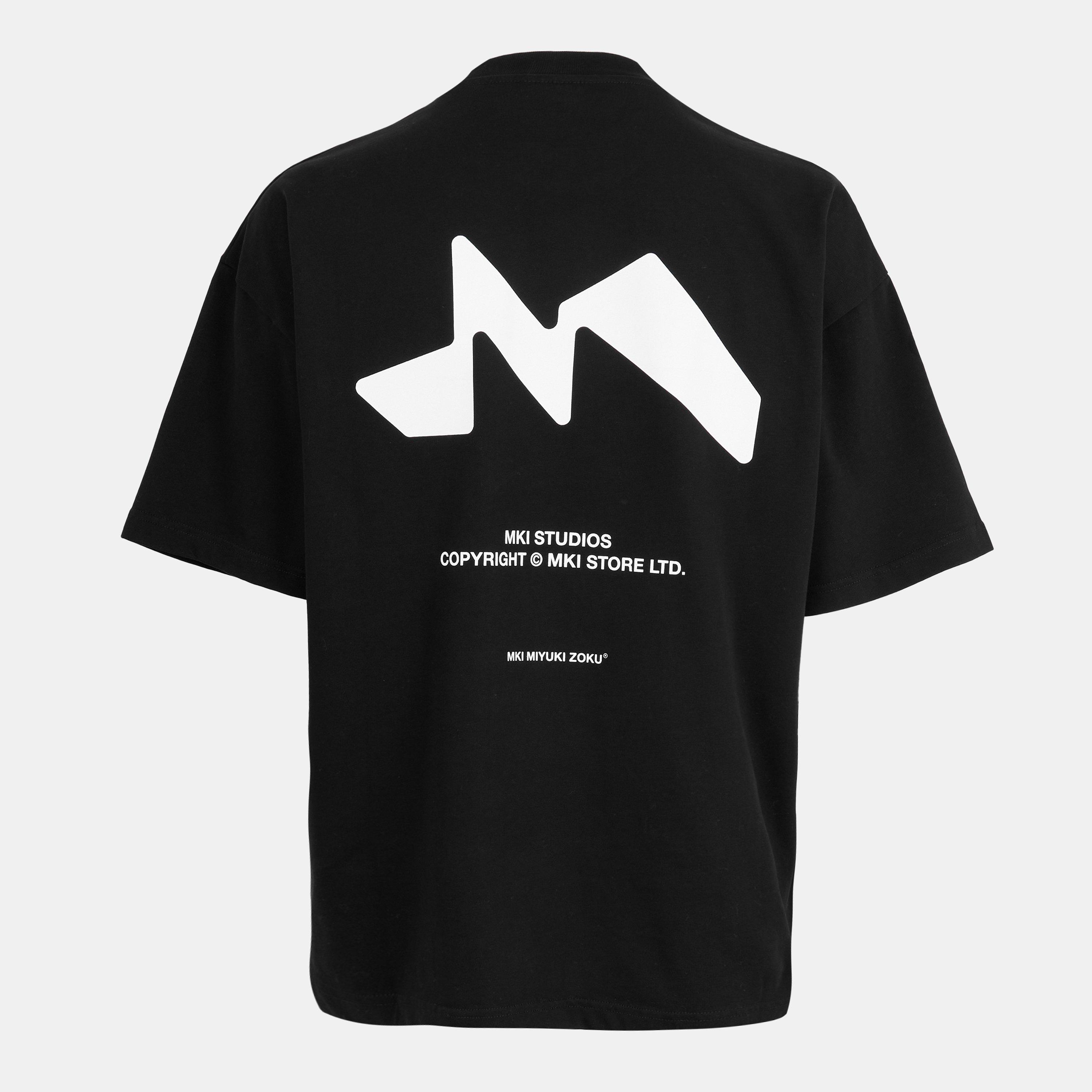 Black - MKI MIYUKI ZOKU - MKI Silhouette Tee Sn54 - 2