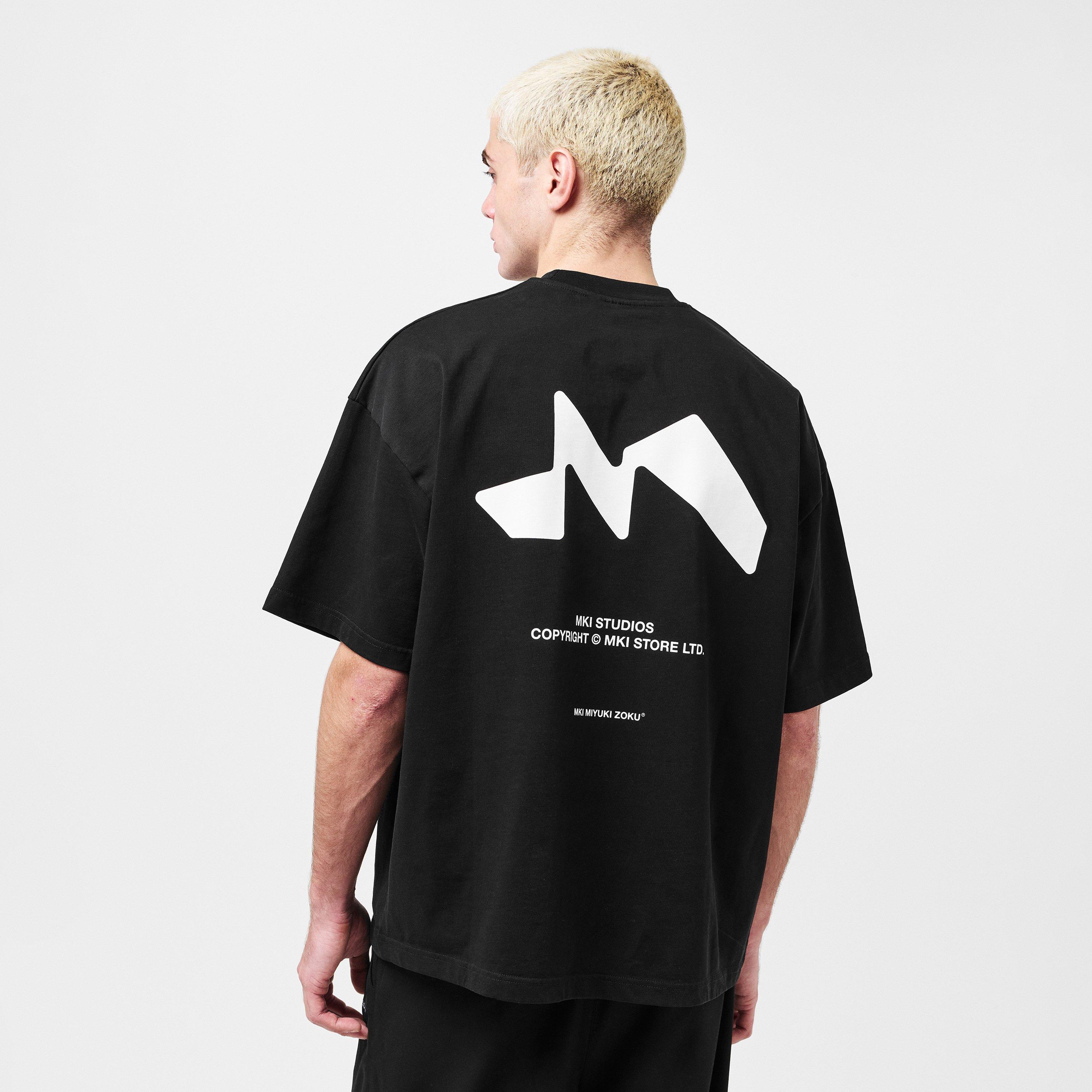 Black - MKI MIYUKI ZOKU - MKI Silhouette Tee Sn54 - 4
