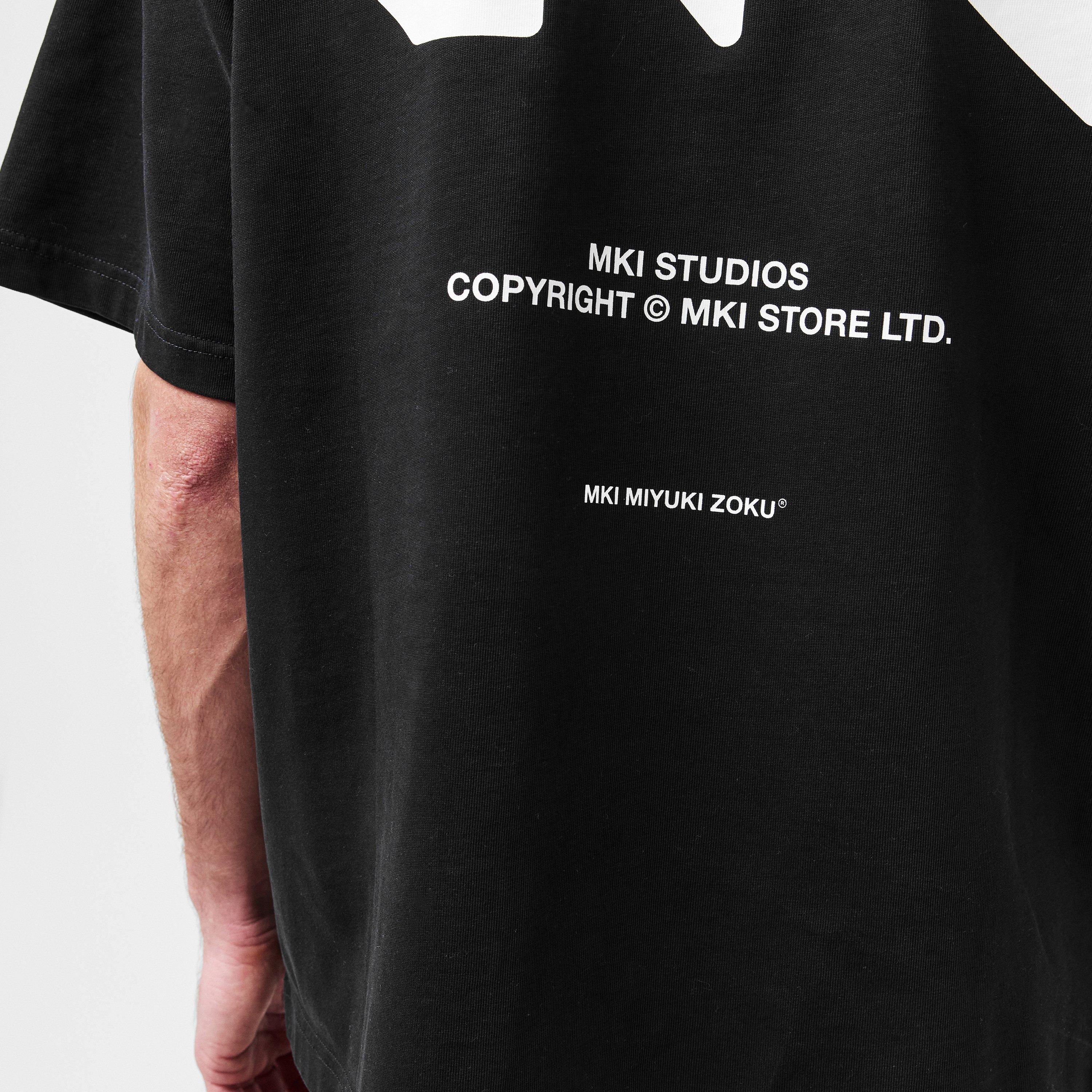 Black - MKI MIYUKI ZOKU - MKI Silhouette Tee Sn54 - 5
