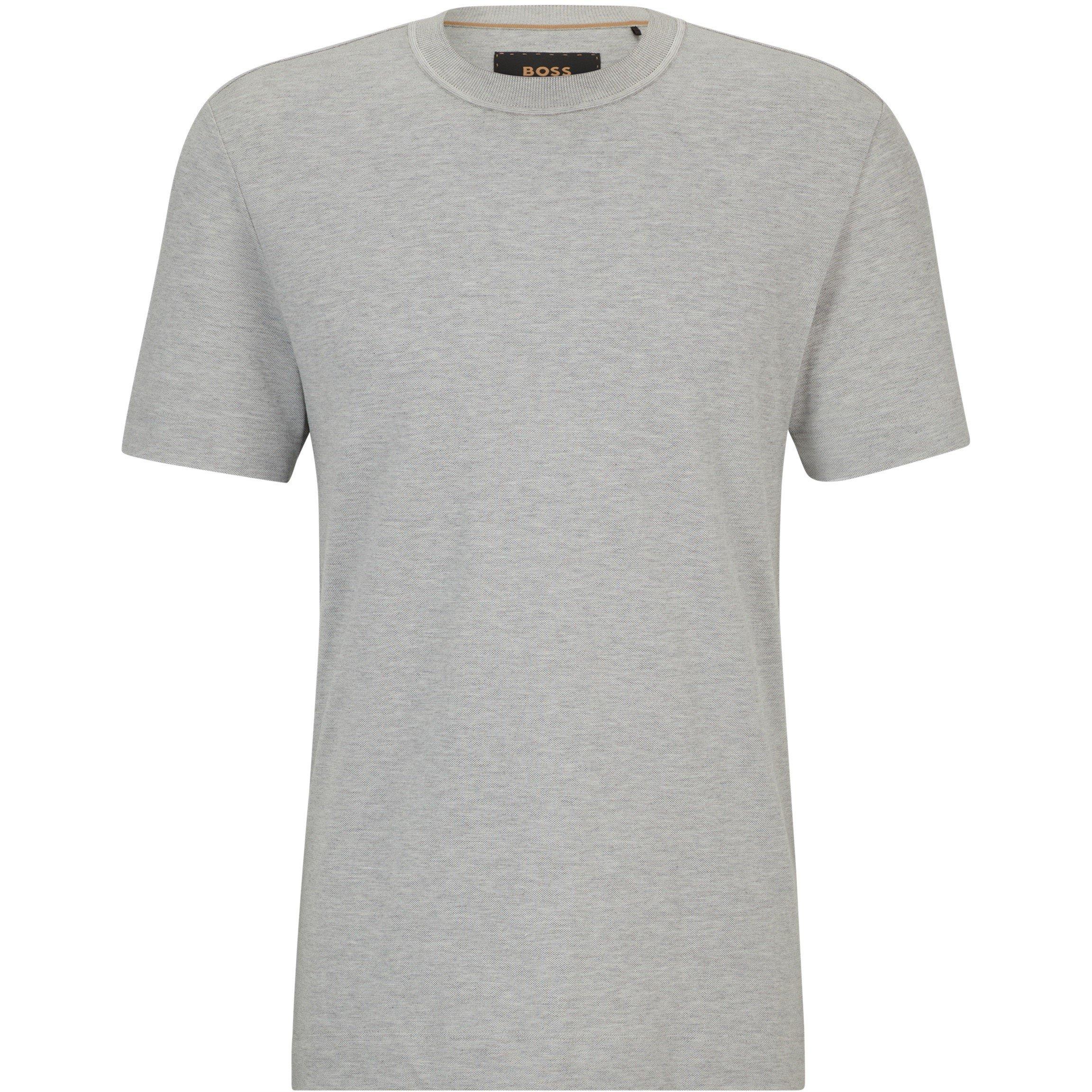 Silver - Boss - Men's Tesar Regular Fit T-Shirt - 4