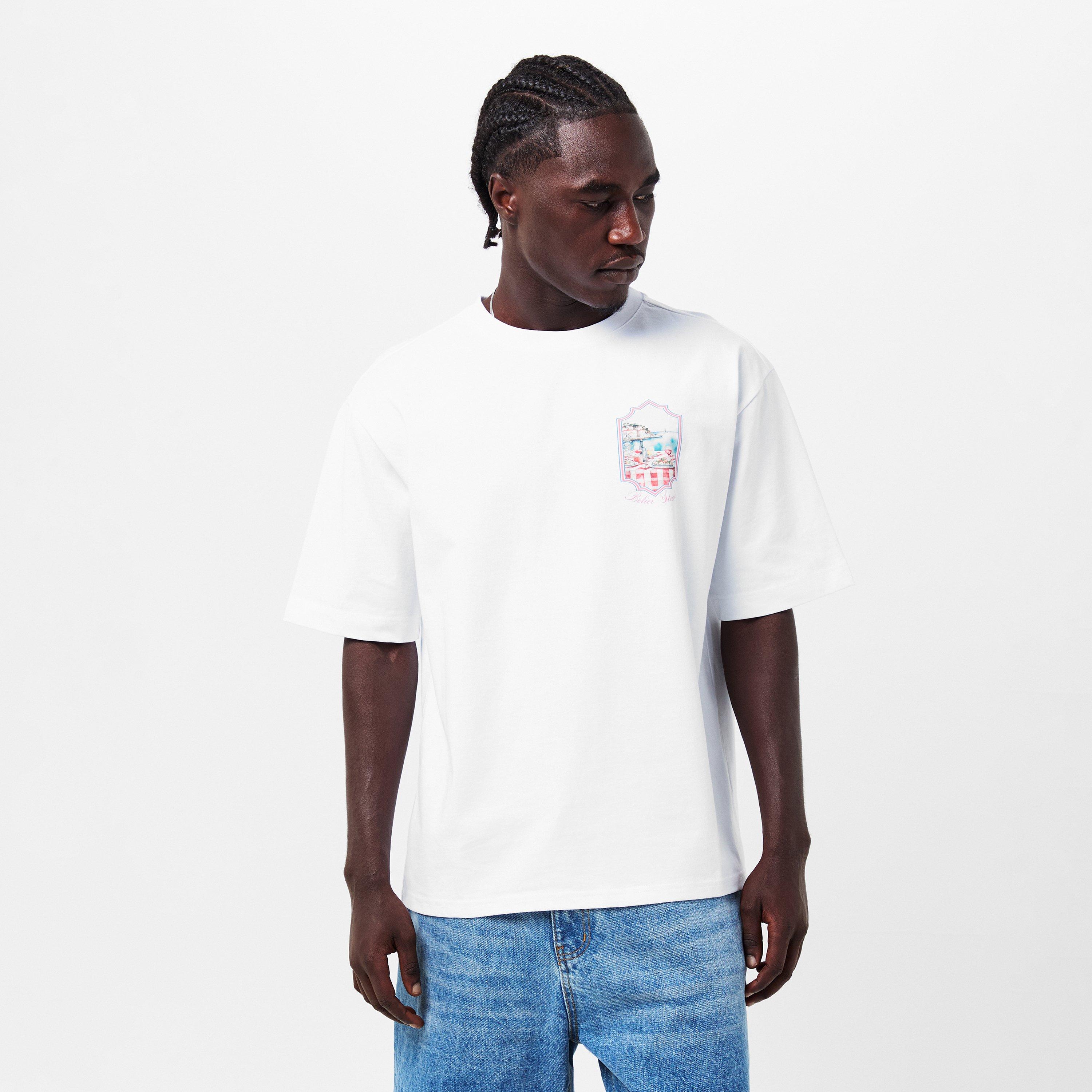 White - BELIER - Men's T-Shirt - 3