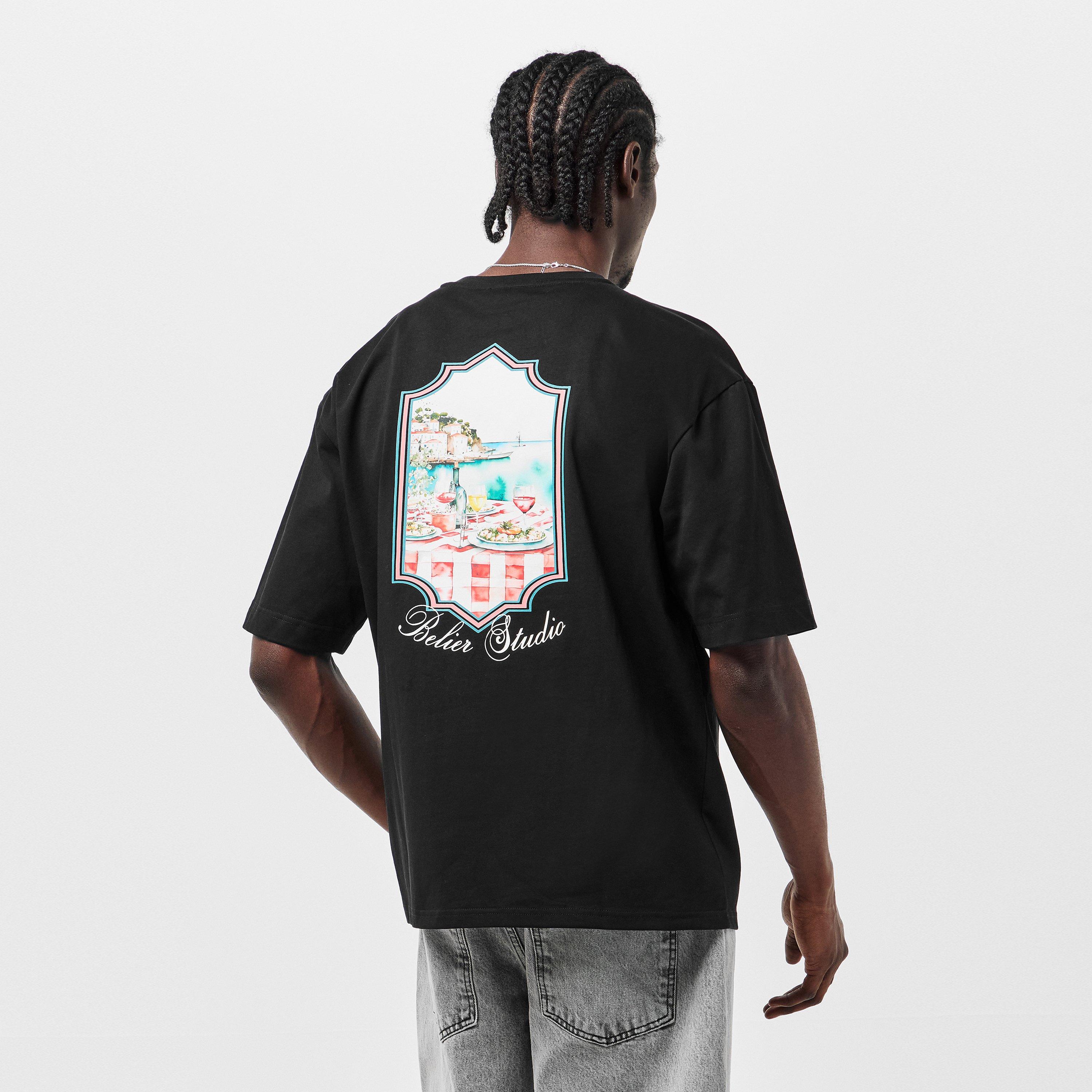 Black - BELIER - Men's Regular Fit T-Shirt - 4