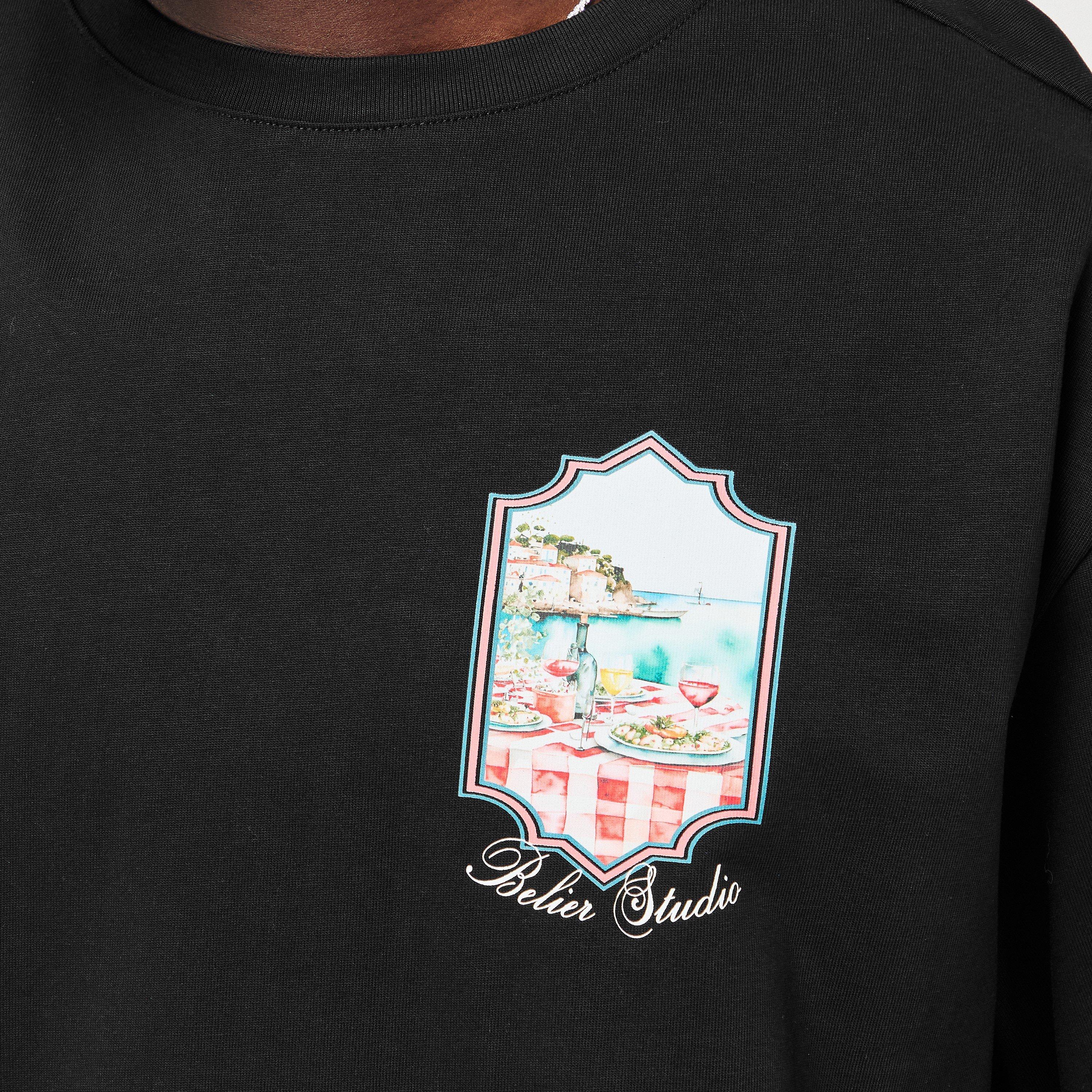 Black - BELIER - Men's Regular Fit T-Shirt - 5