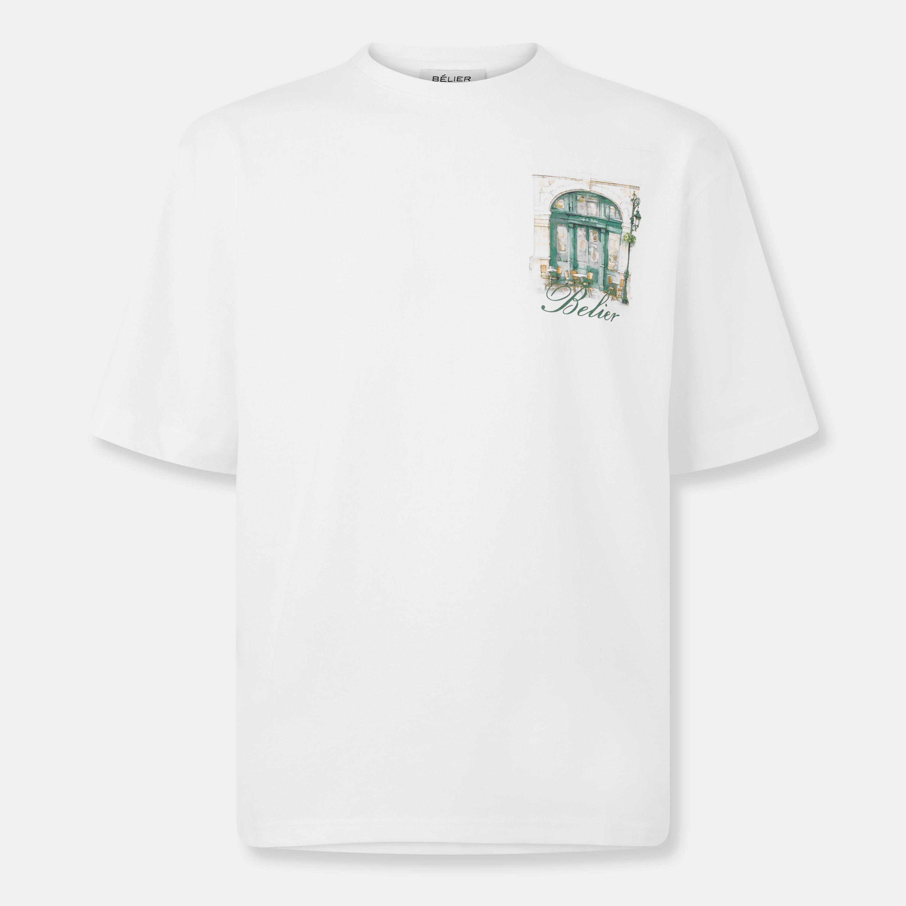 White - BELIER - Men's Regular Fit T-Shirt - 1