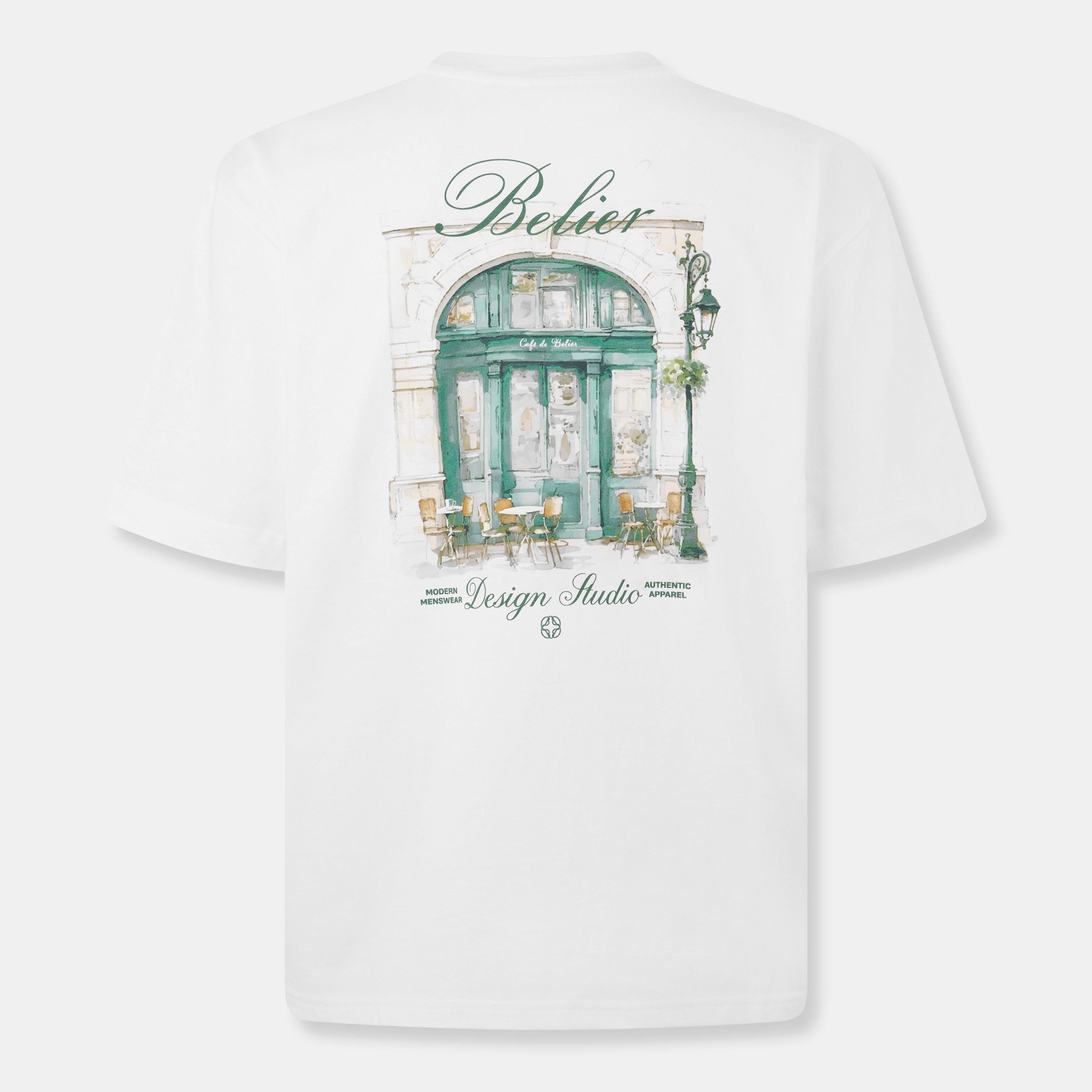 White - BELIER - Men's Regular Fit T-Shirt - 2