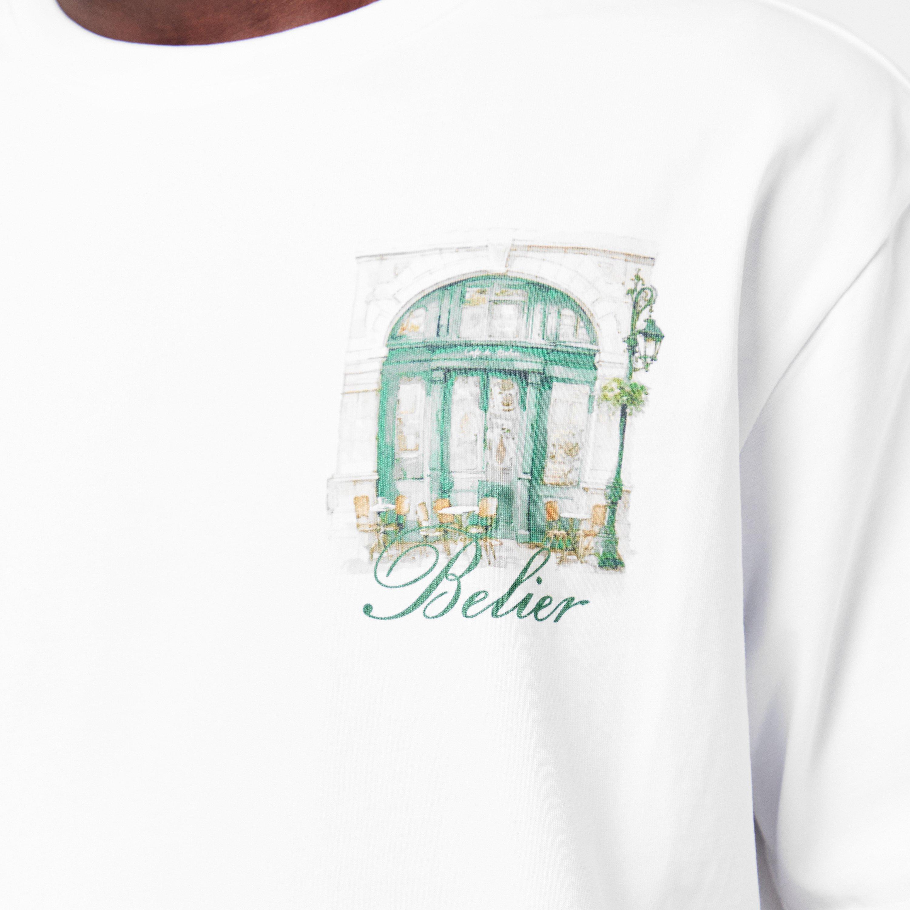 White - BELIER - Men's Regular Fit T-Shirt - 5