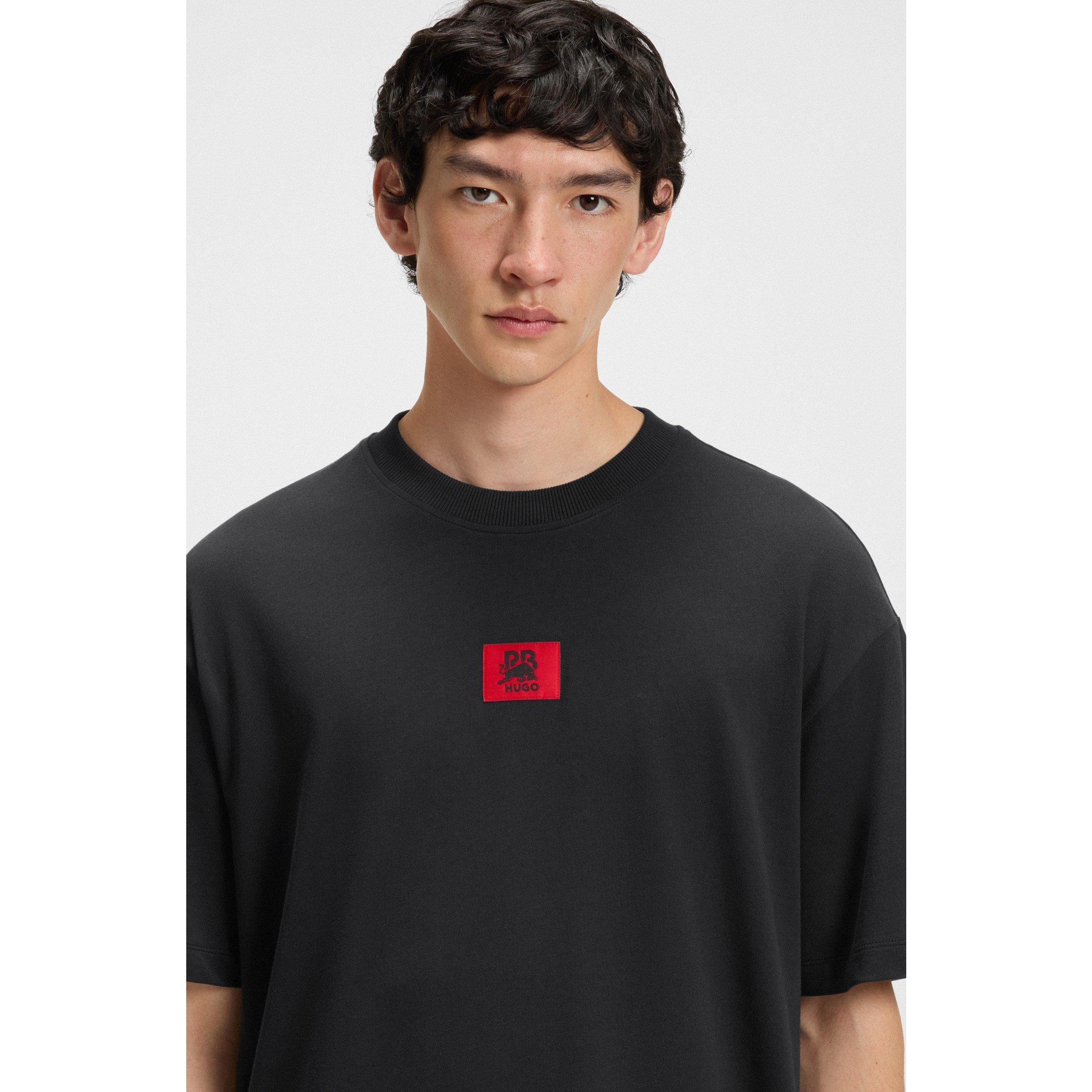 Black 001 - Hugo x RB - x VCARB by Slawn Logo T-Shirt - 4