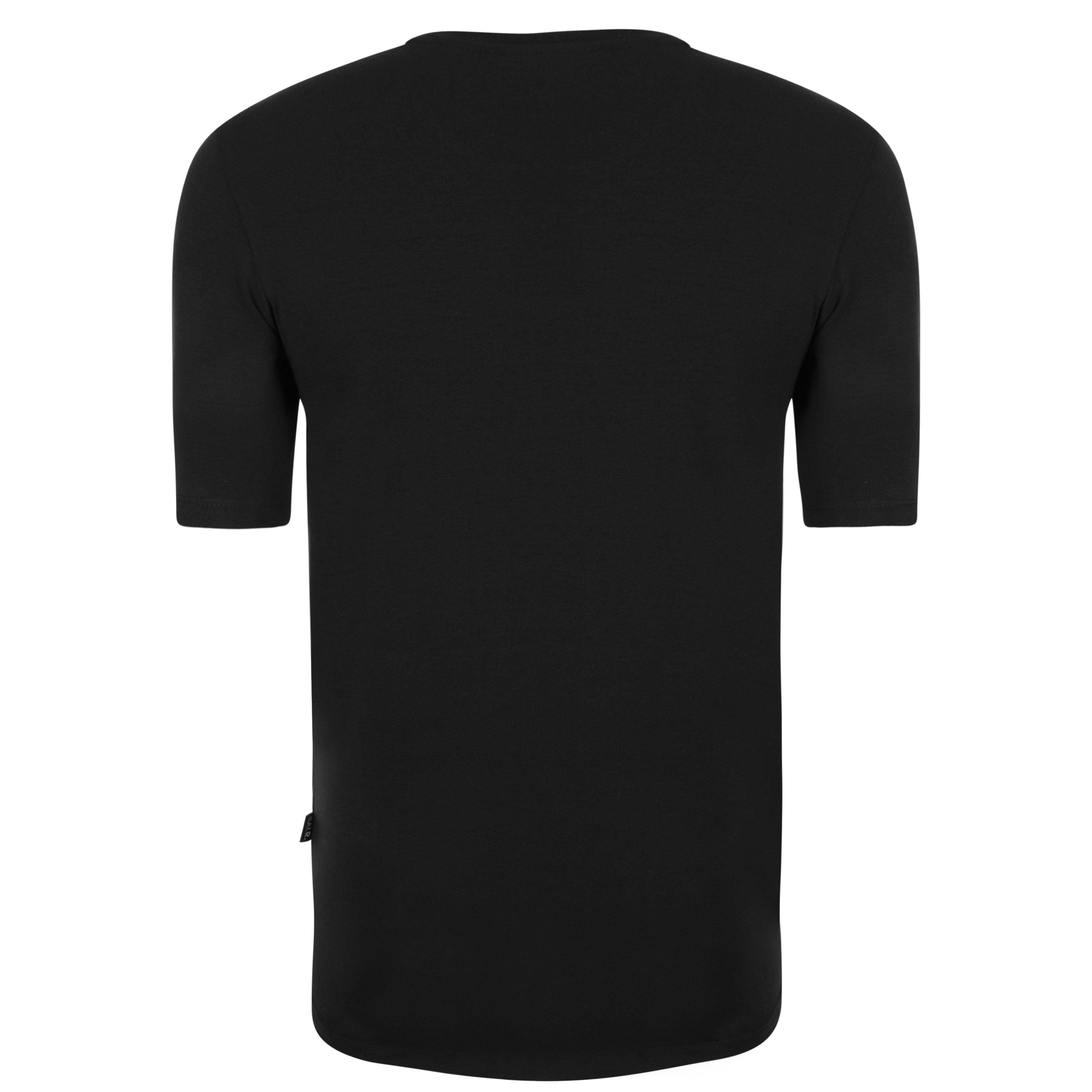 Sort/Hvid - BALR - Logo Short Sleeved T Shirt - 2