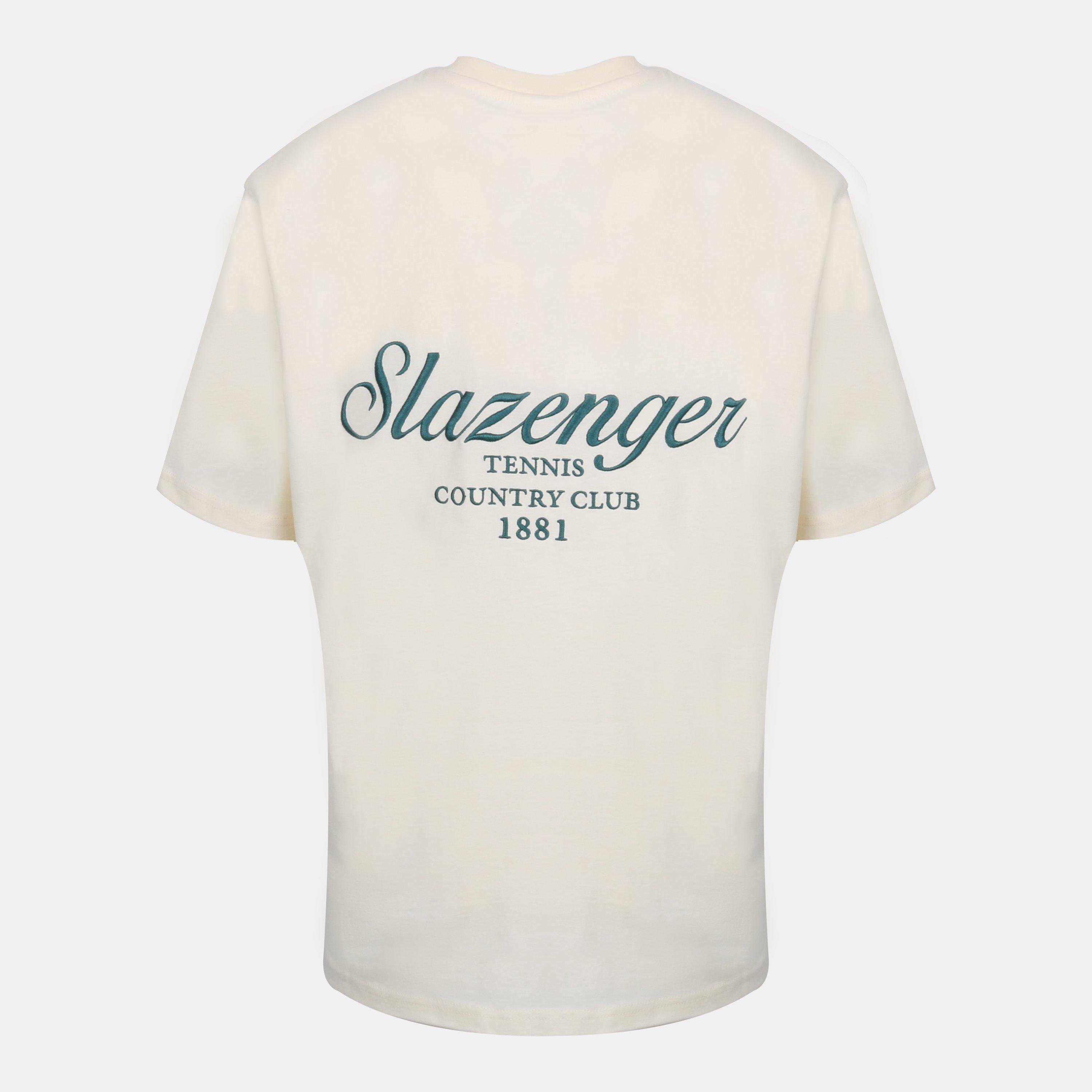 White - Slazenger - Slaz Tennis Oversized T-Shirt - 2