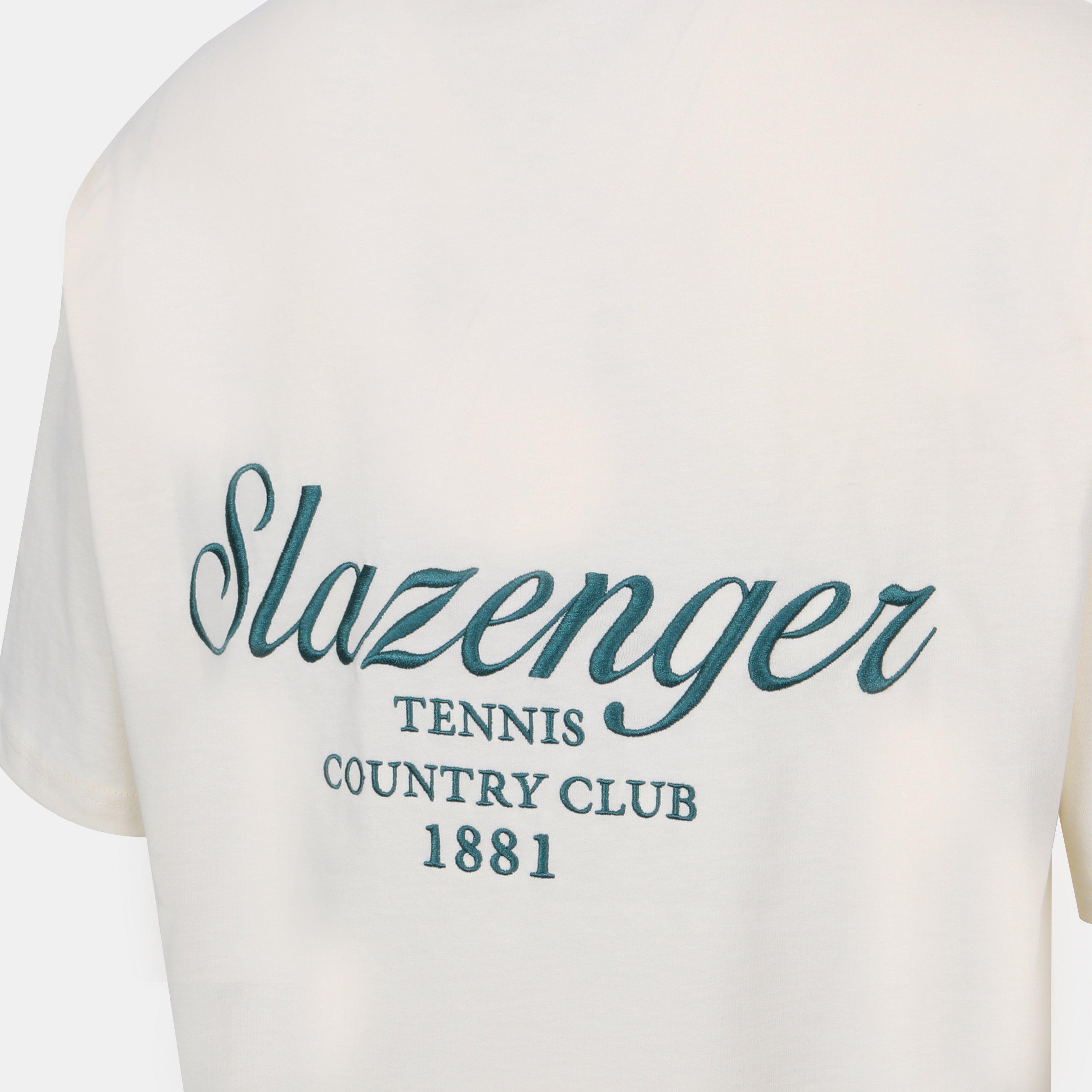 White - Slazenger - Slaz Tennis Oversized T-Shirt - 3