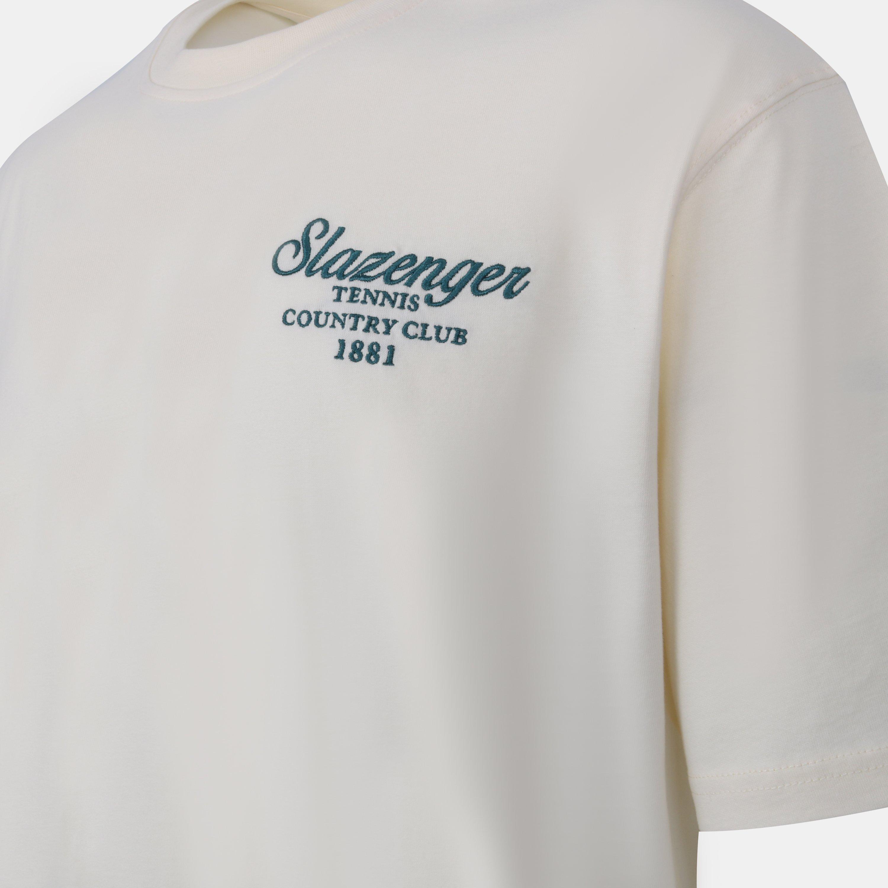 White - Slazenger - Slaz Tennis Oversized T-Shirt - 4