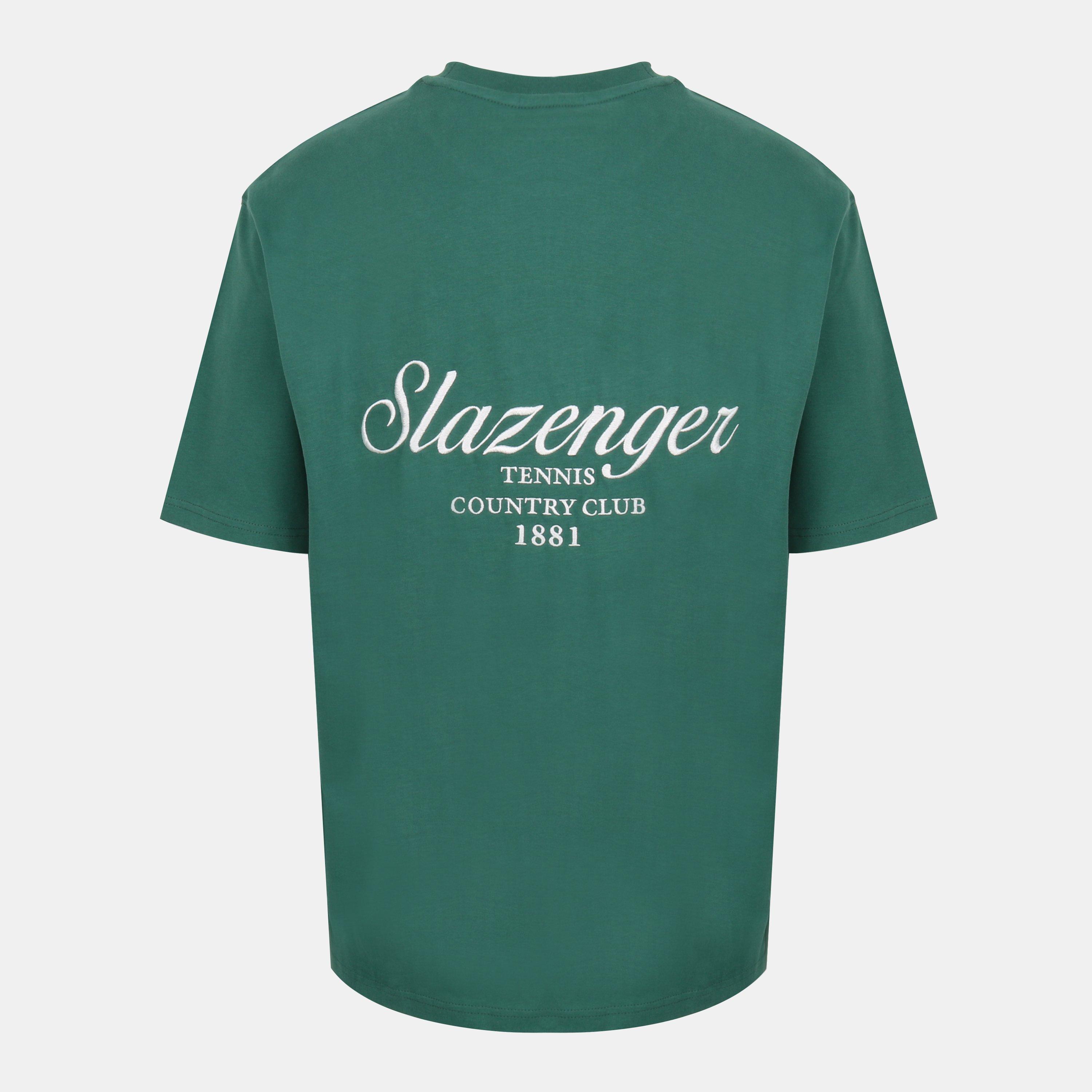Green - Slazenger - Men's Slaz Tennis Oversized T-Shirt - 2