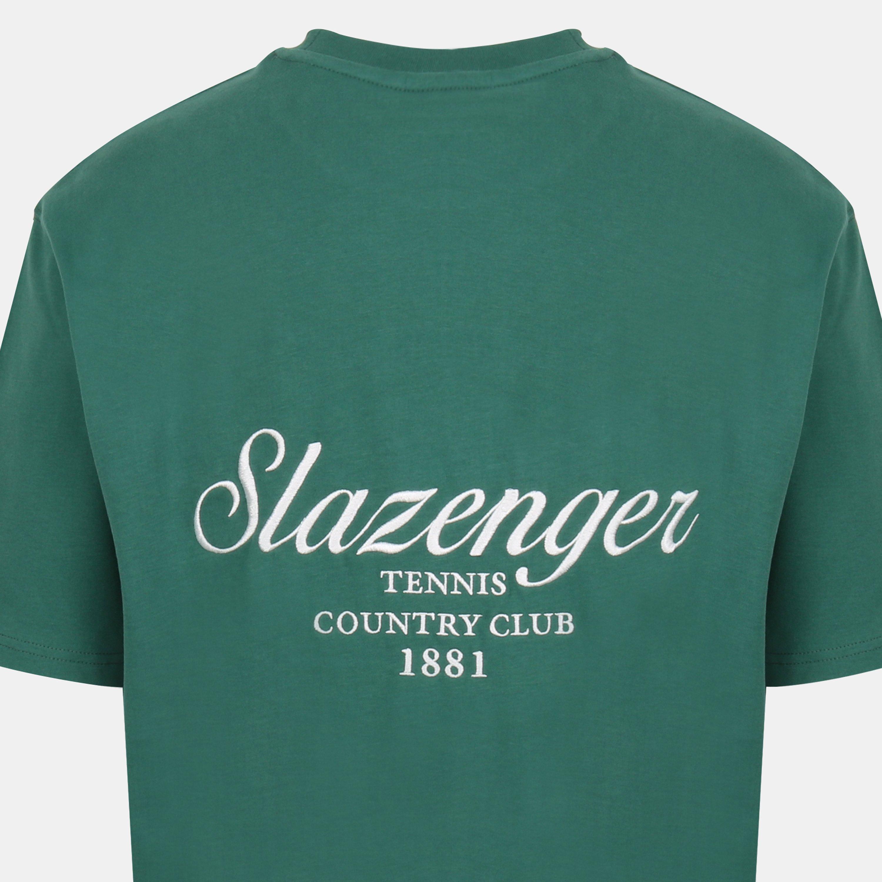Green - Slazenger - Men's Slaz Tennis Oversized T-Shirt - 3