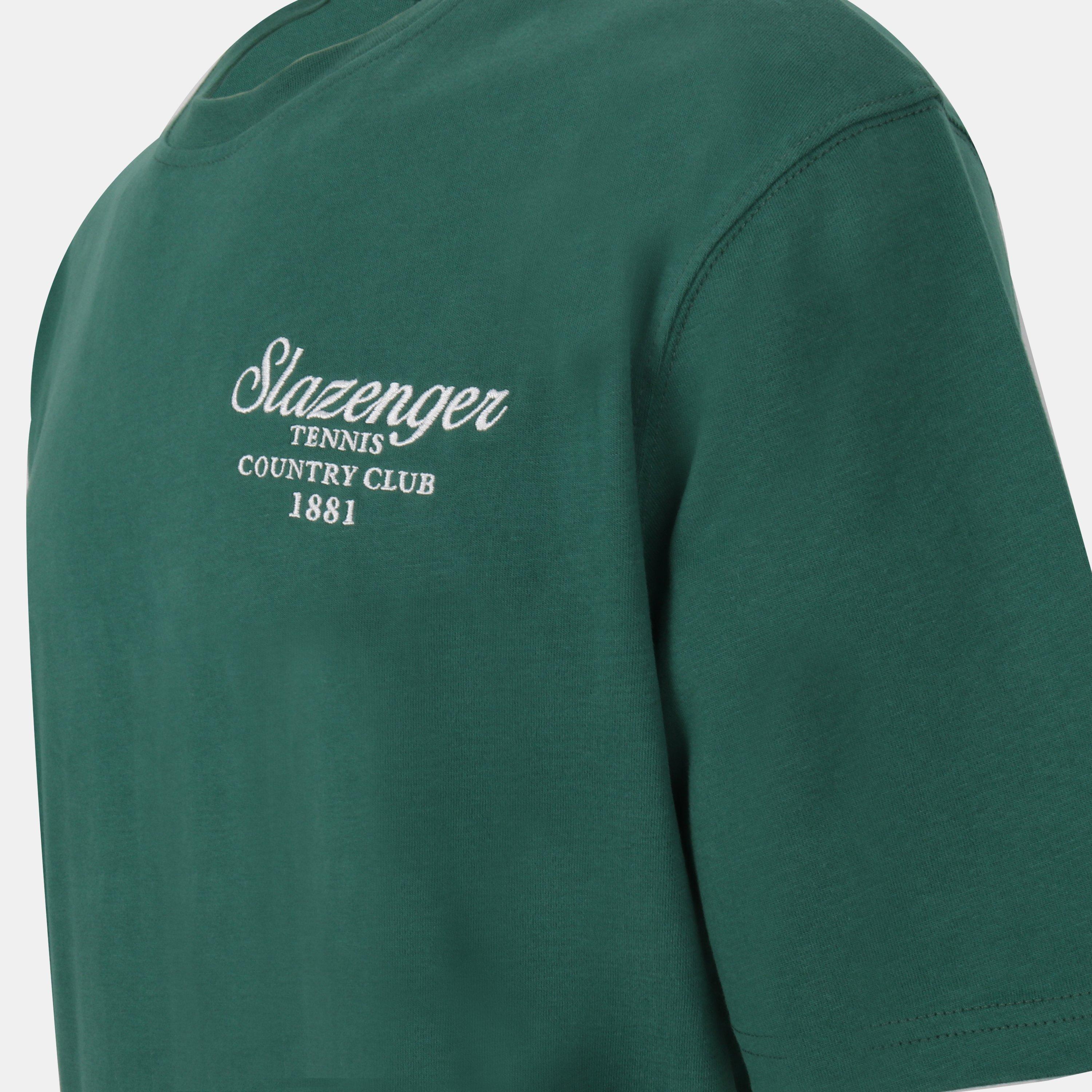 Green - Slazenger - Men's Slaz Tennis Oversized T-Shirt - 4