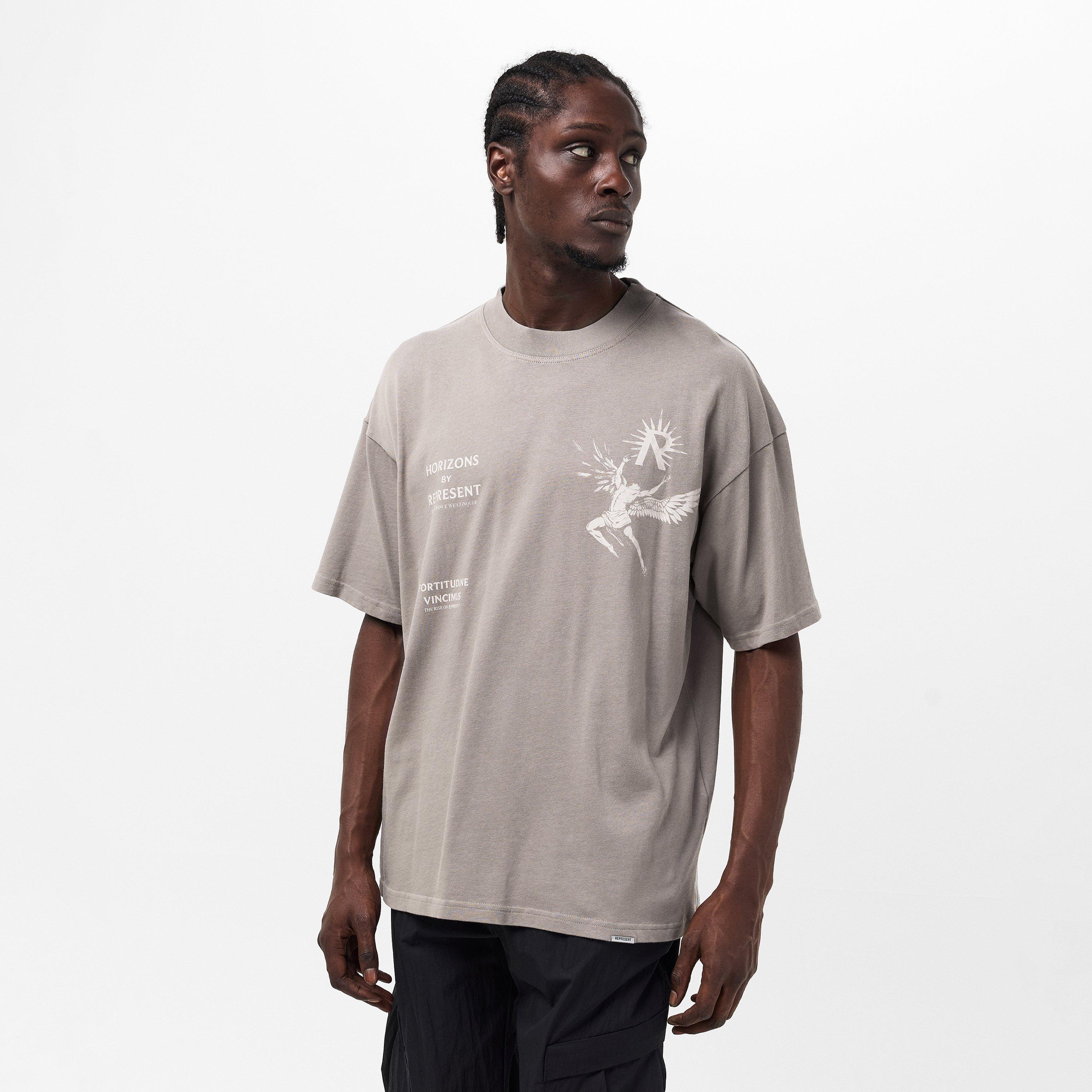 Taupe - Represent - Men's Rep Icarus Regular Fit T-Shirt - 3