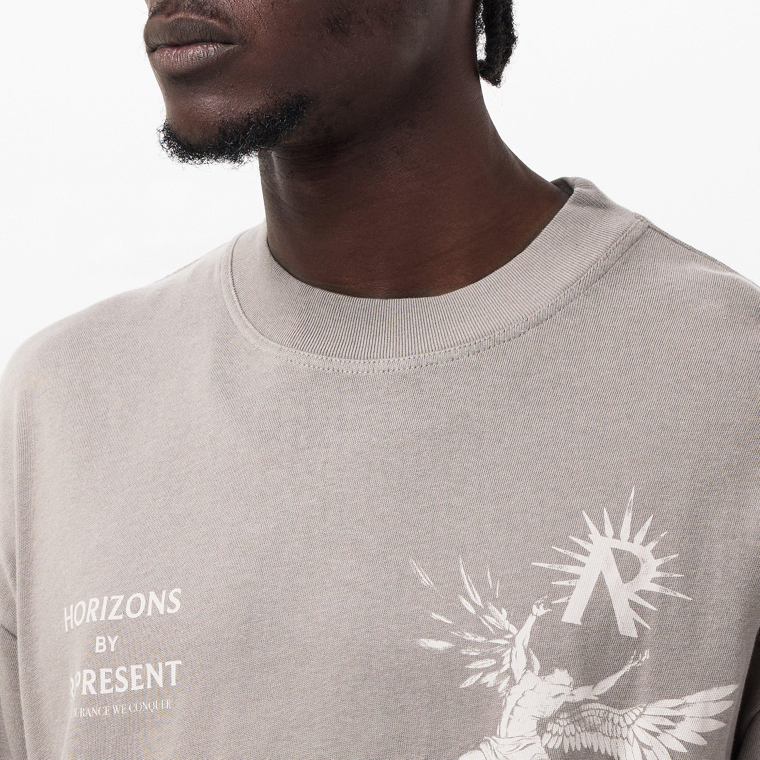 Taupe - Represent - Men's Rep Icarus Regular Fit T-Shirt - 5