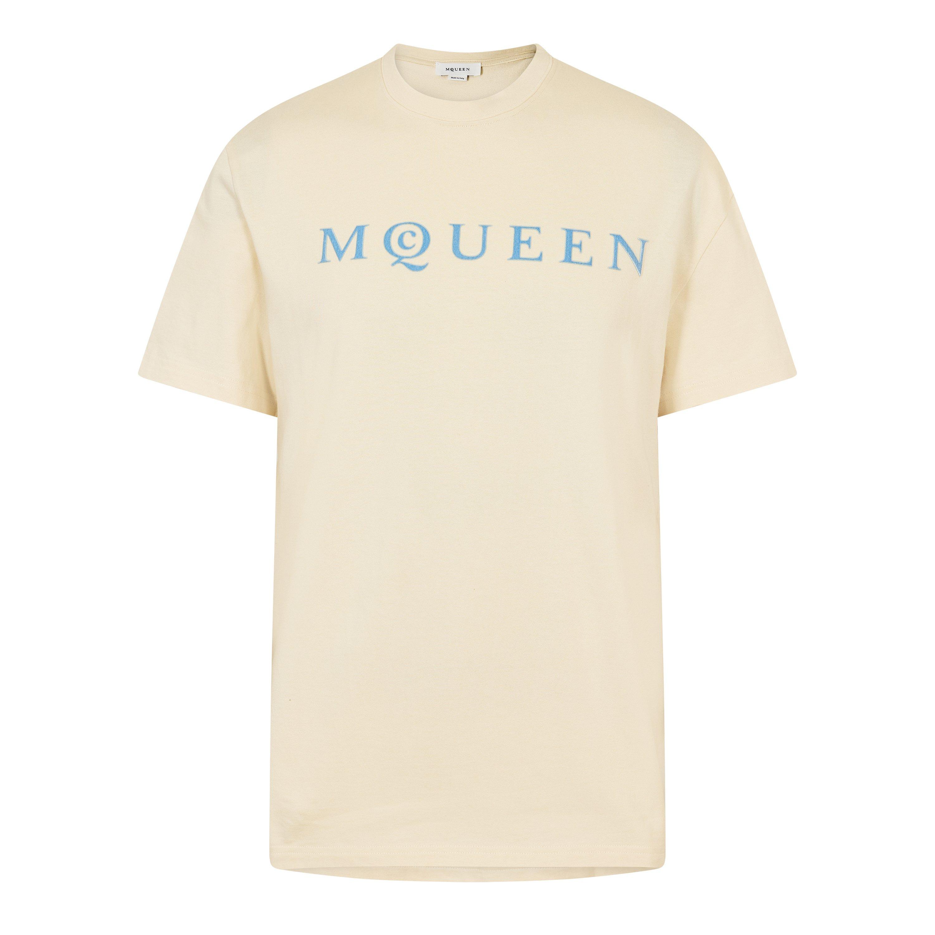 Gesso/Ice Blue - Alexander McQueen - Alex Flock Prnt T-s Sn61 - 1