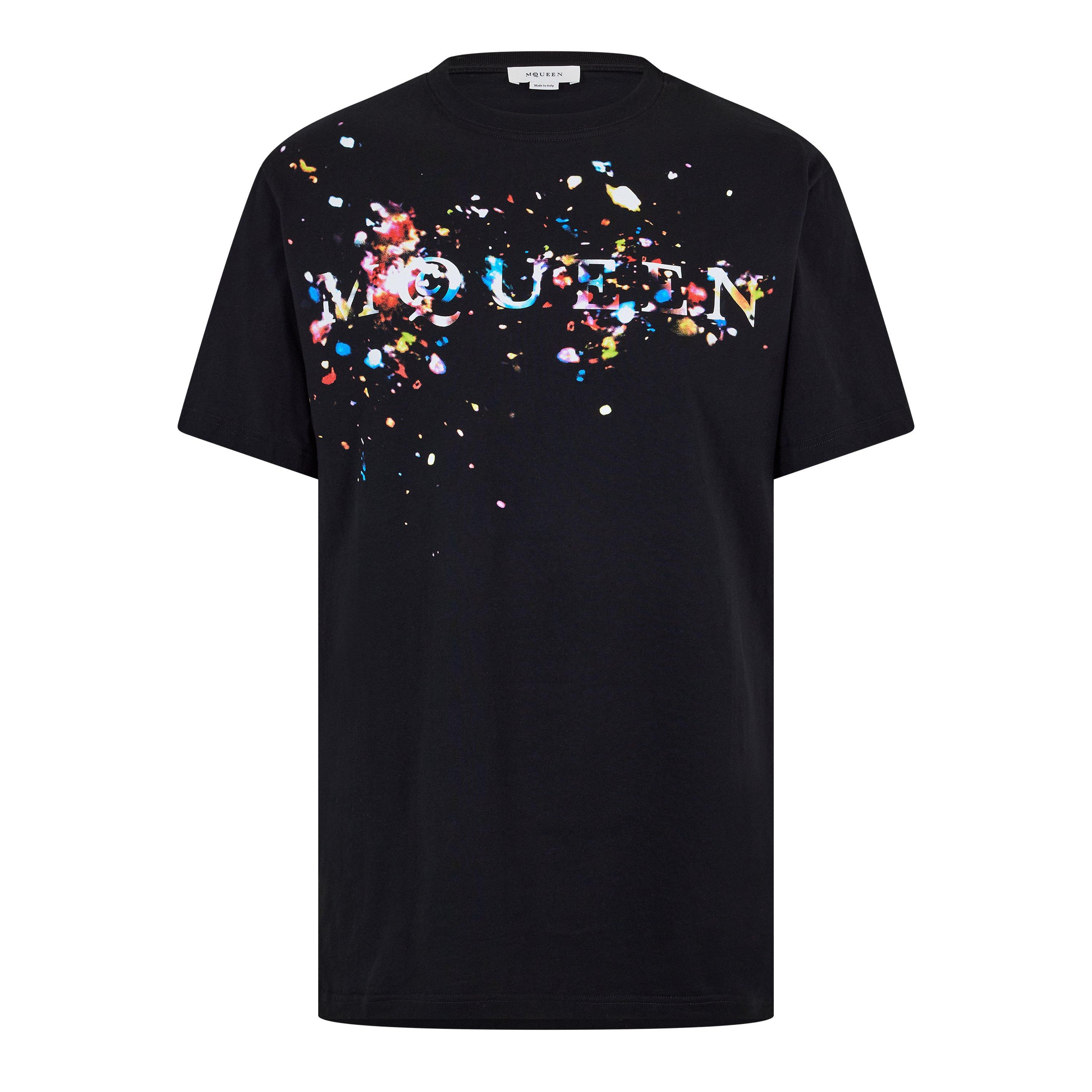 Black/Multi - Alexander McQueen - Alex Confetti Prnt T Sn61 - 1