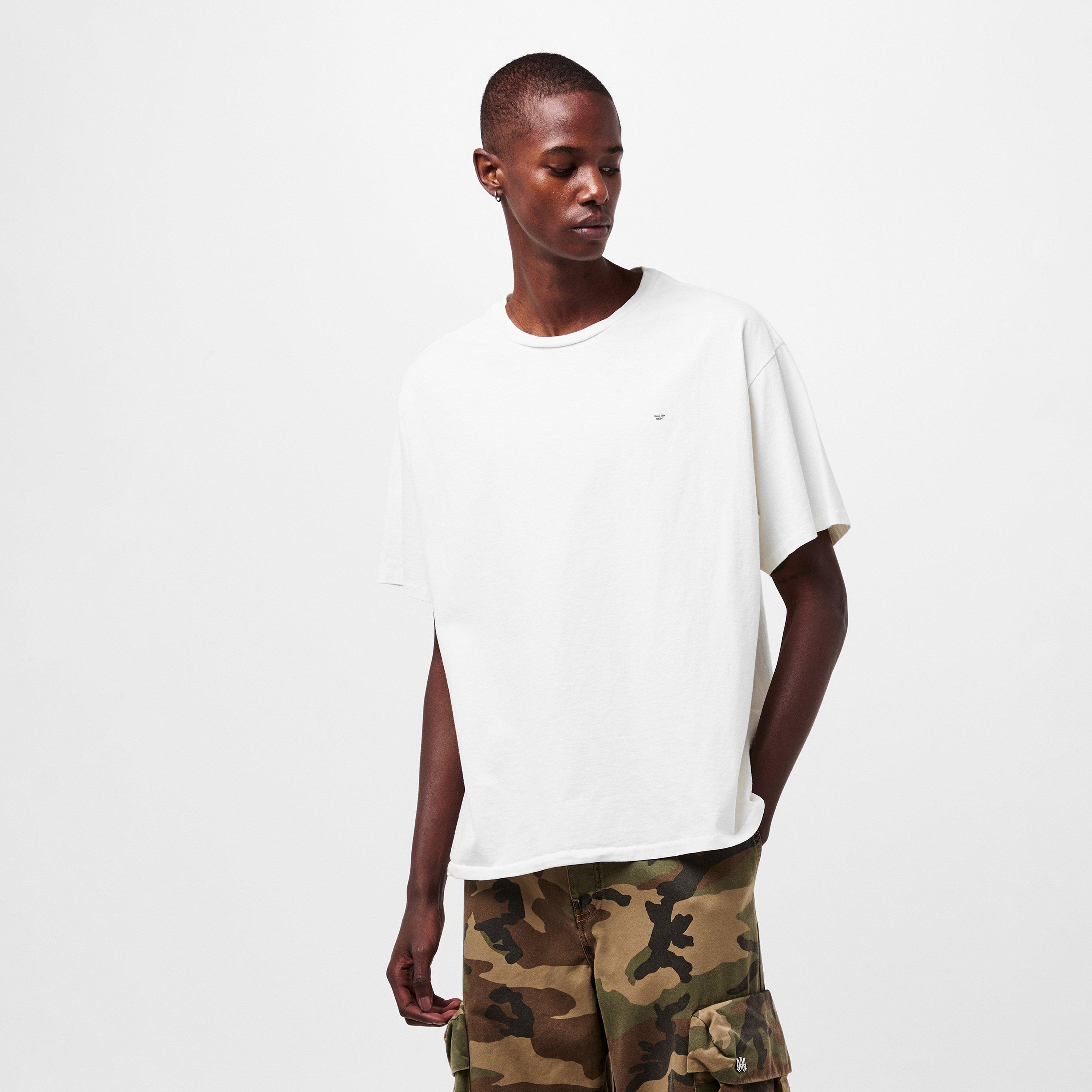 White - Gallery Dept - Mens Micro Logo T-Shirt - 3