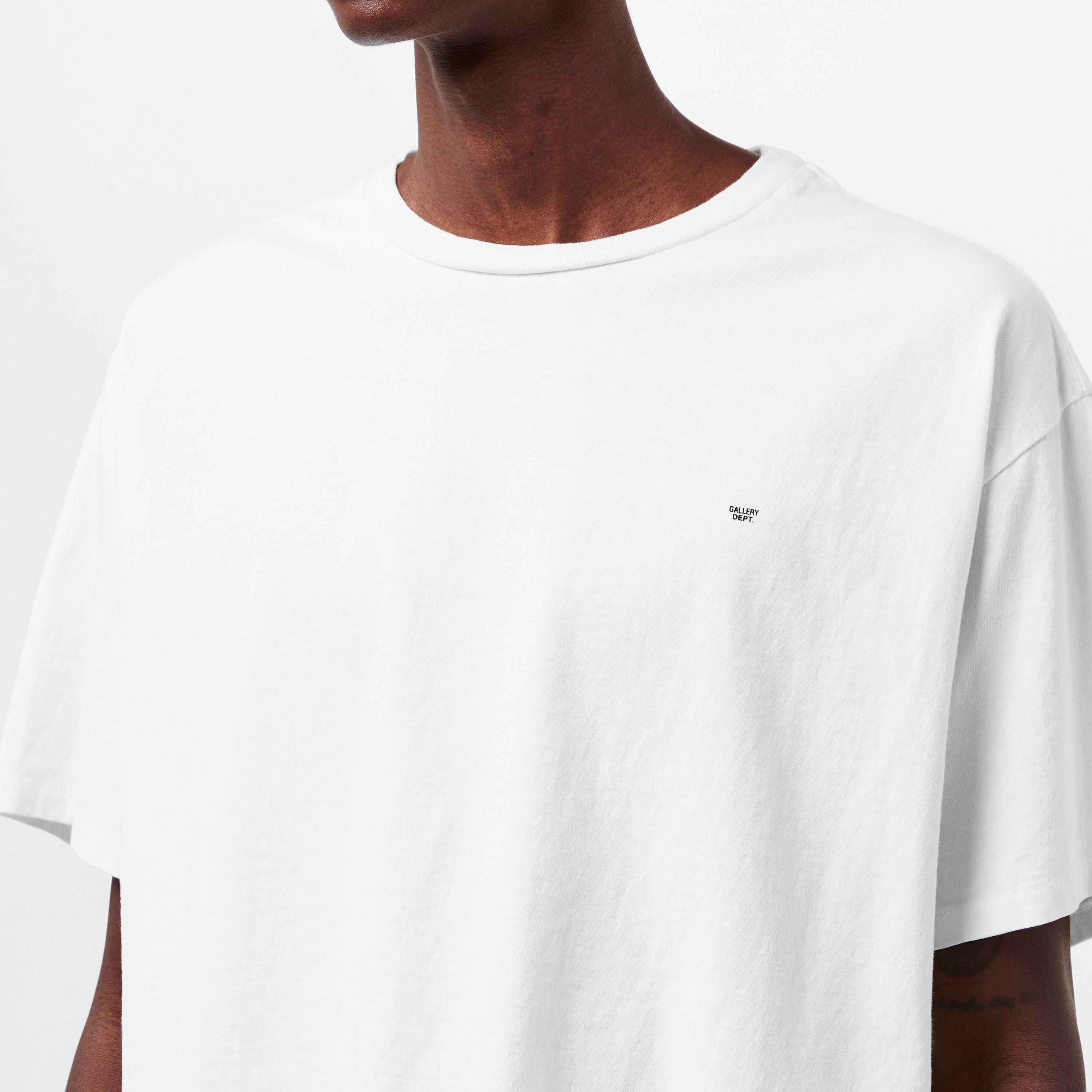 White - Gallery Dept - Mens Micro Logo T-Shirt - 5