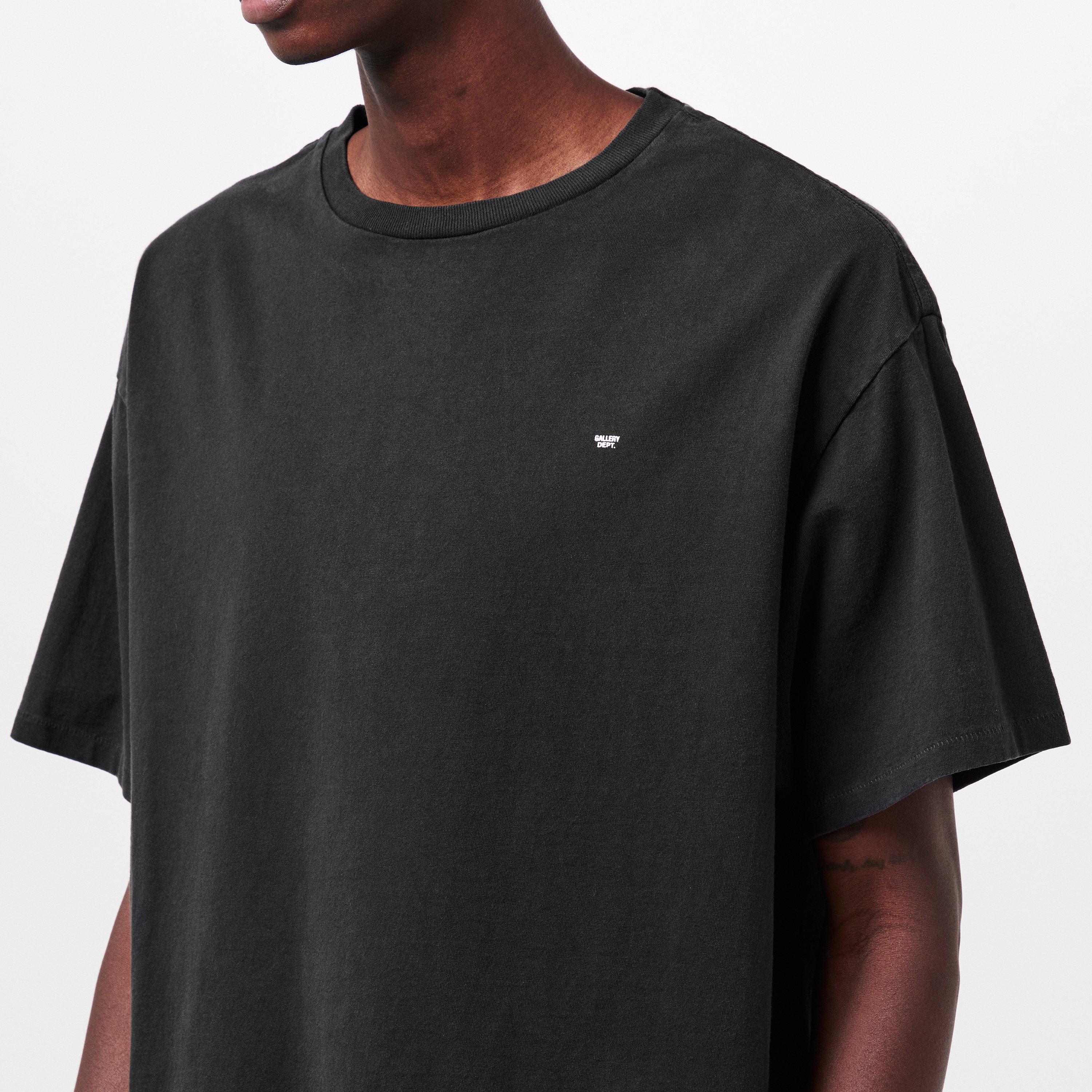 Black - Gallery Dept - Mens Micro Logo T-Shirt - 5