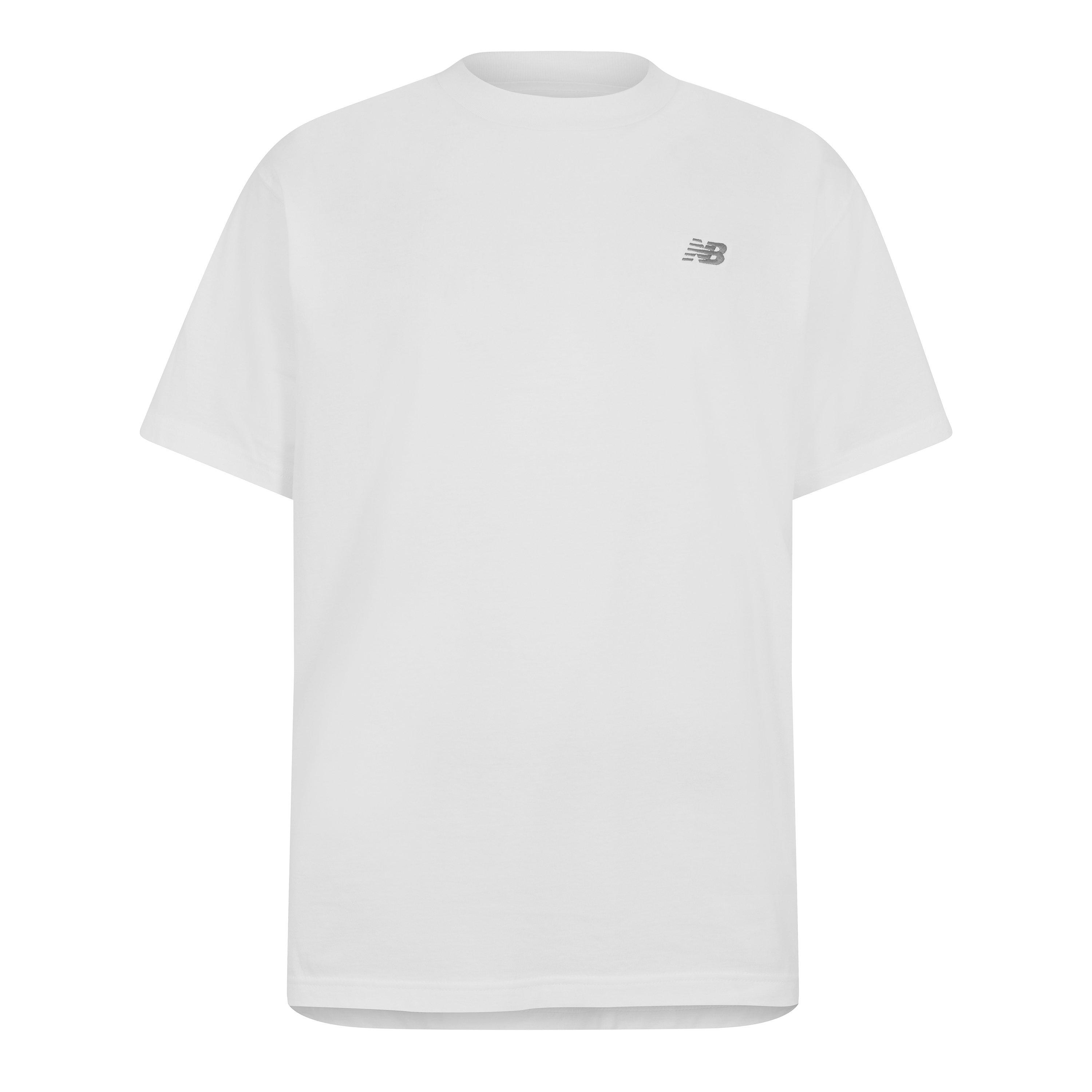 New Balance Men's Sptessctntee Bk Xl T-Shirt - White - L