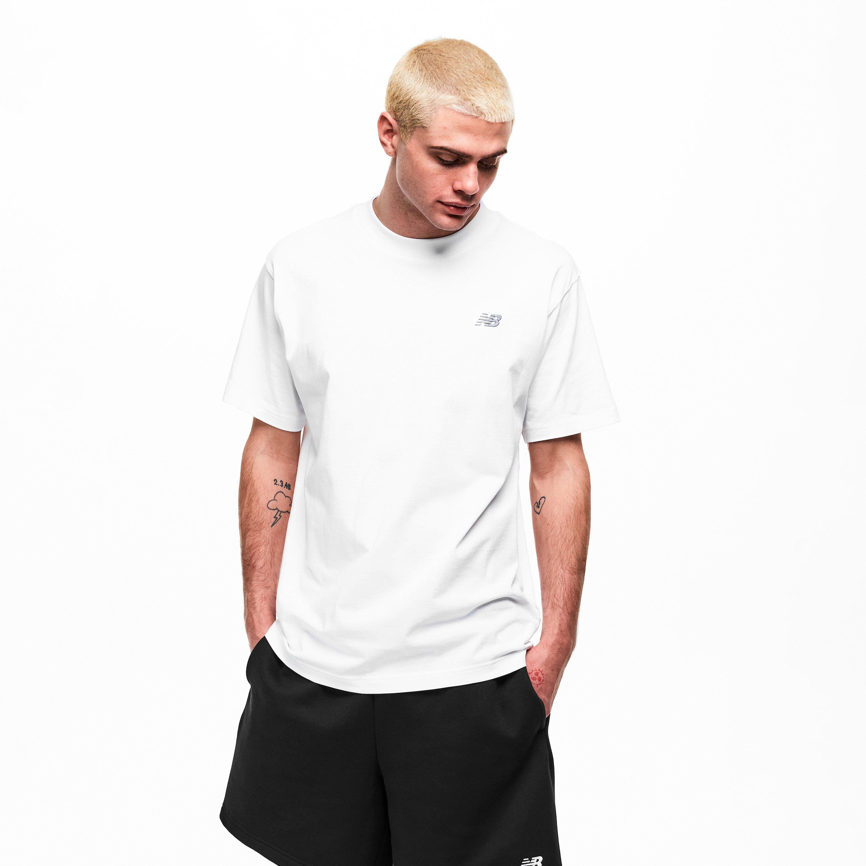 Wit - New Balance - Sptessctntee Bk Xl T-Shirt Mens - 3