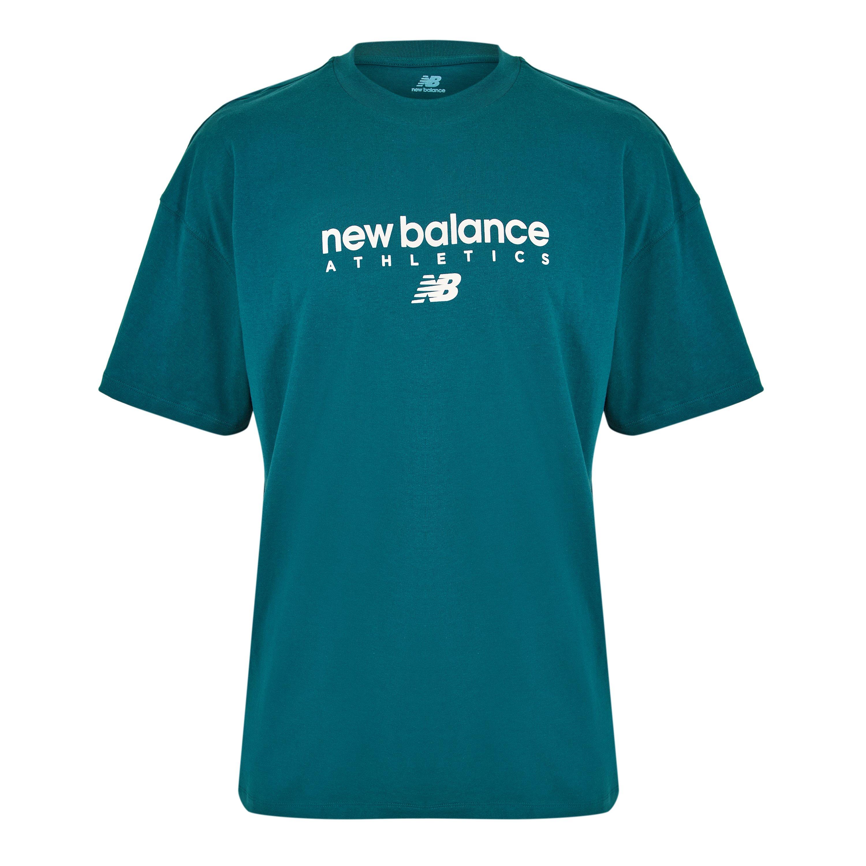 New Balance Men's T-Shirt - Green - M